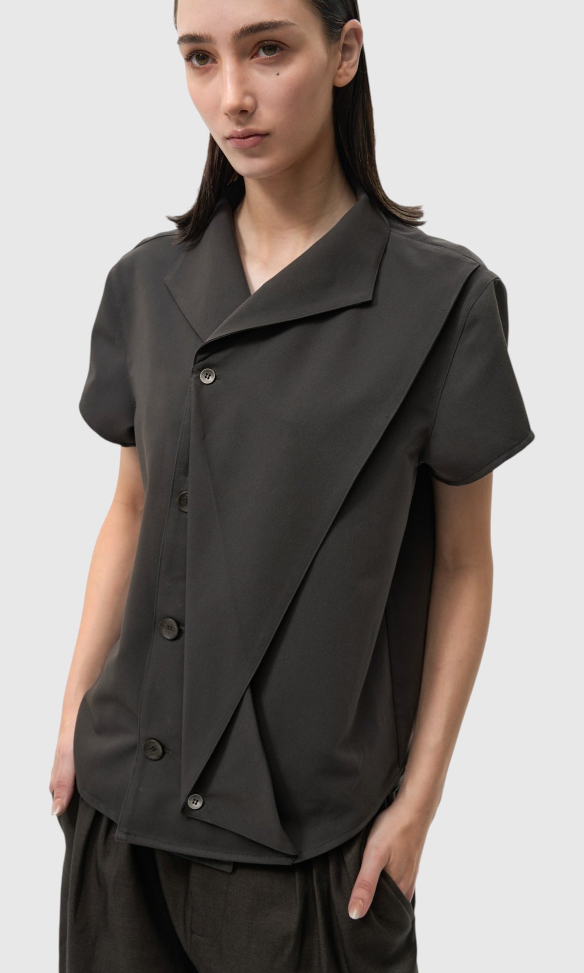 Slight Vogue Deconstructed Sleeve Shirt — product image 3