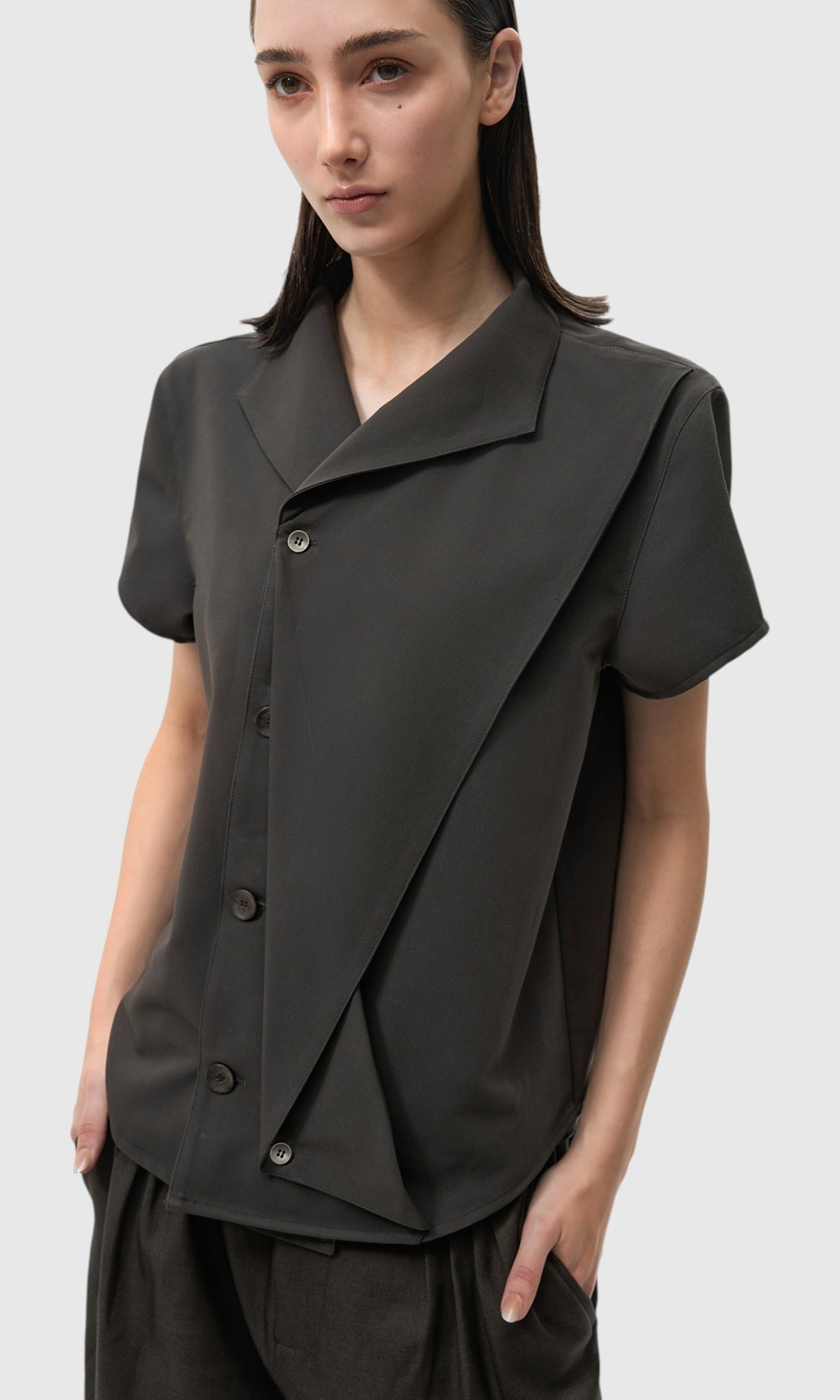 Slight Vogue Deconstructed Sleeve Shirt — product image 10