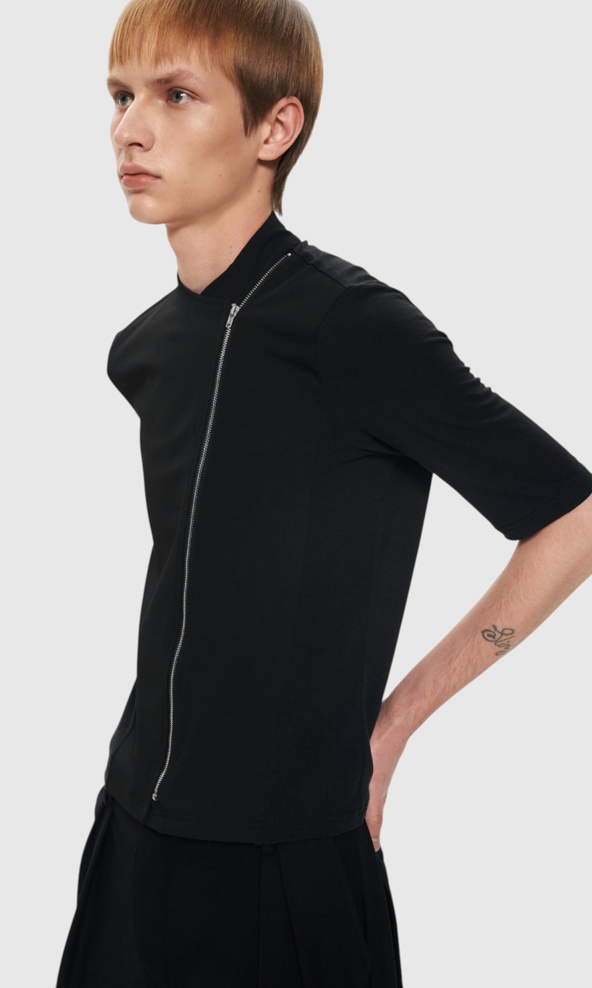 Slight Vogue Asymmetric Zip Shirt — product image 2