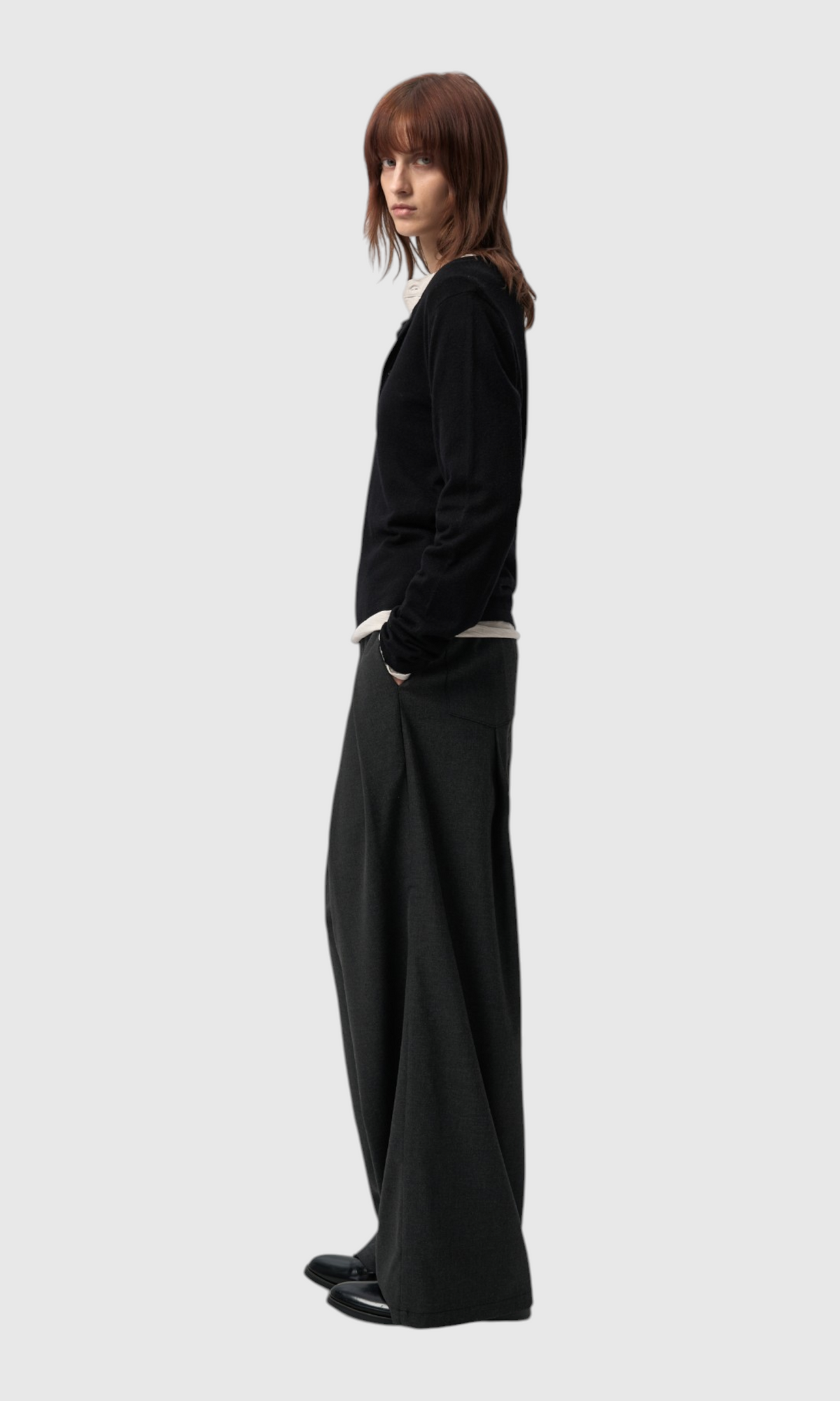 Slight Vogue Pleated Wide-Leg Trousers — product image 6