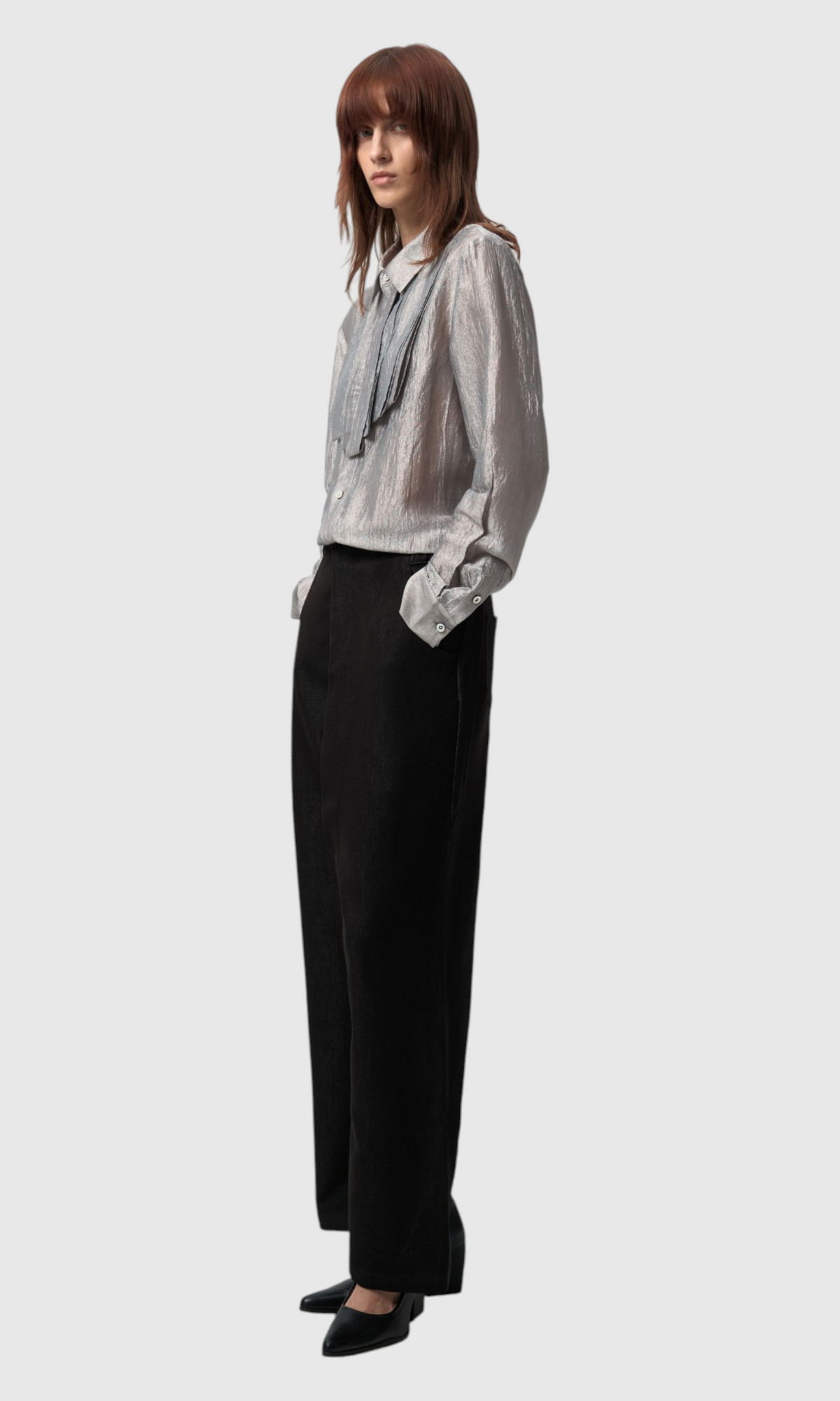 Slight Vogue Ribbon Collar Shirt — product image 7