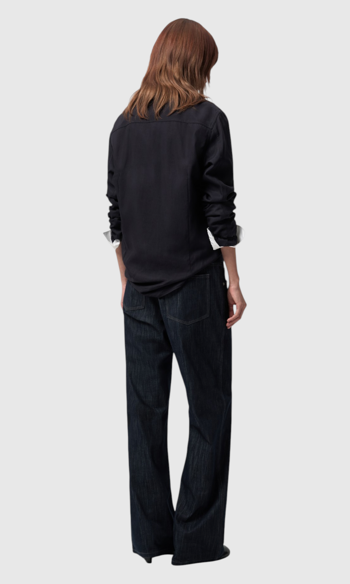Slight Vogue Tie-Neck Tencel Shirt — product image 3
