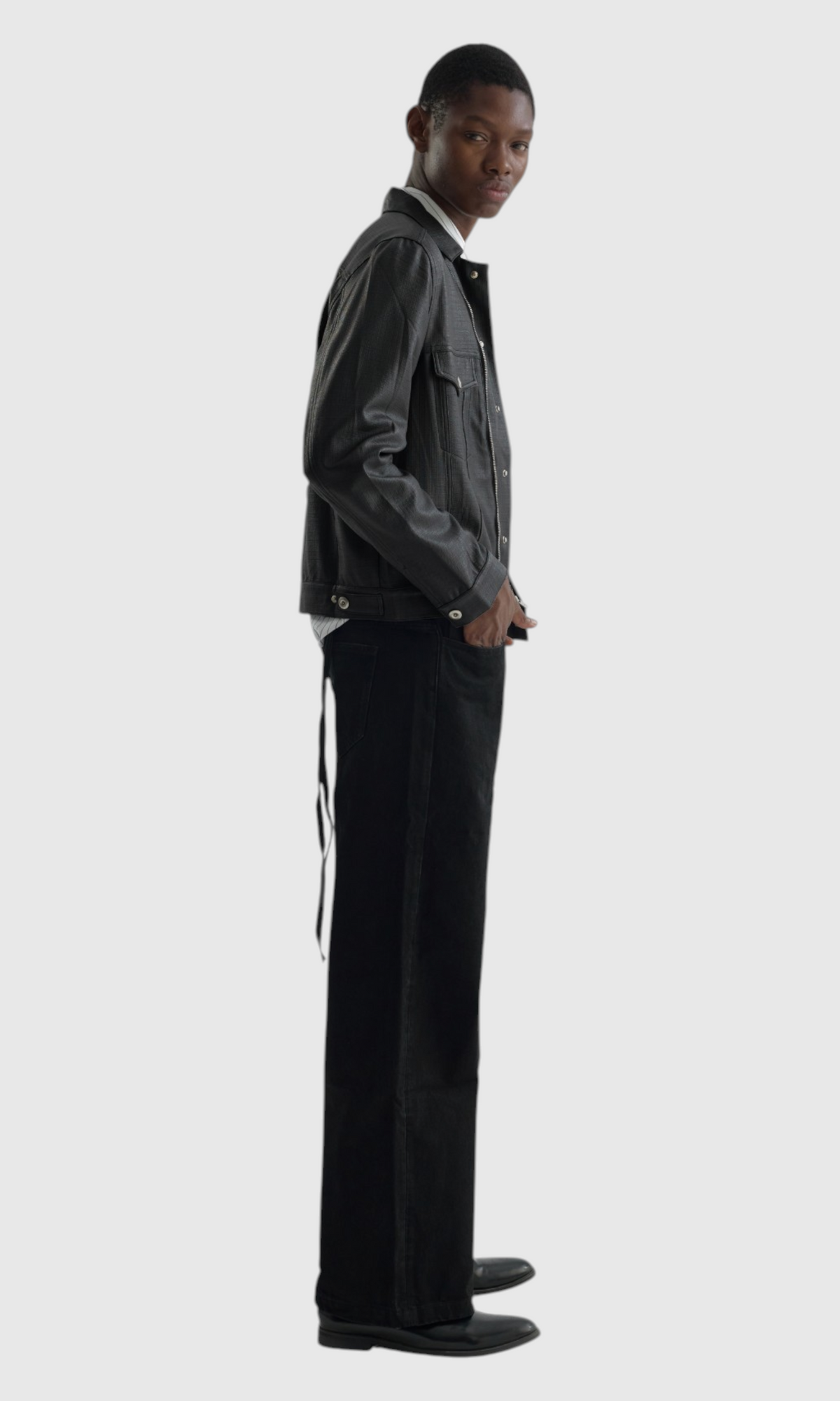 Slight Vogue Leather Utility Jacket — product image 8