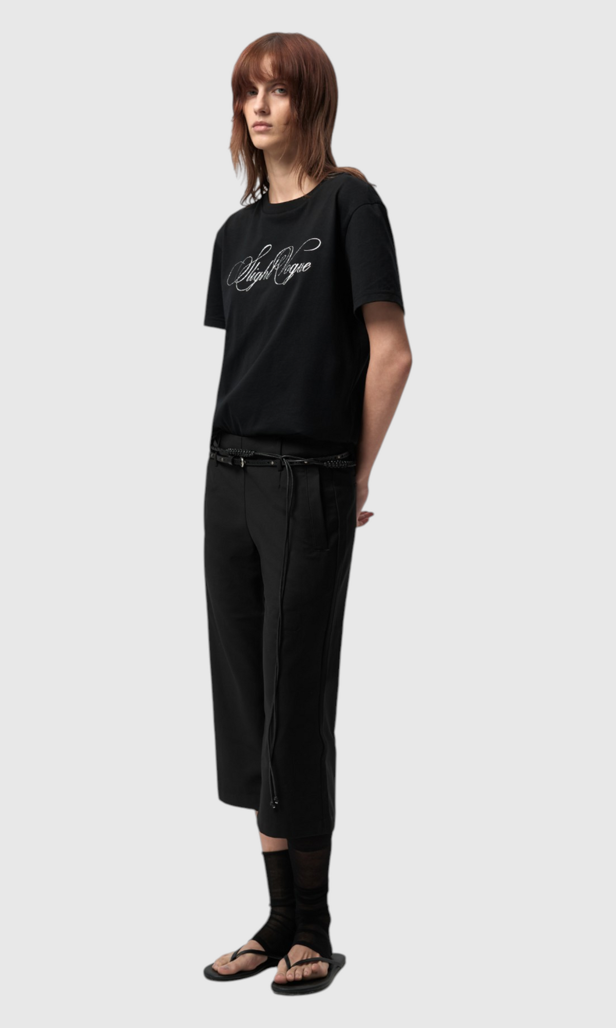 Slight Vogue Script Graphic Tee — product image 3