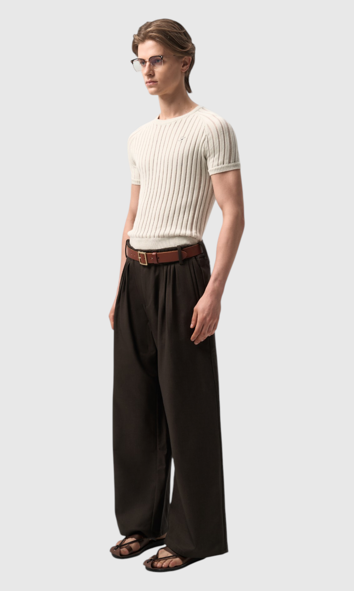 Slight Vogue Openwork Raglan Knit Tee — product image 5