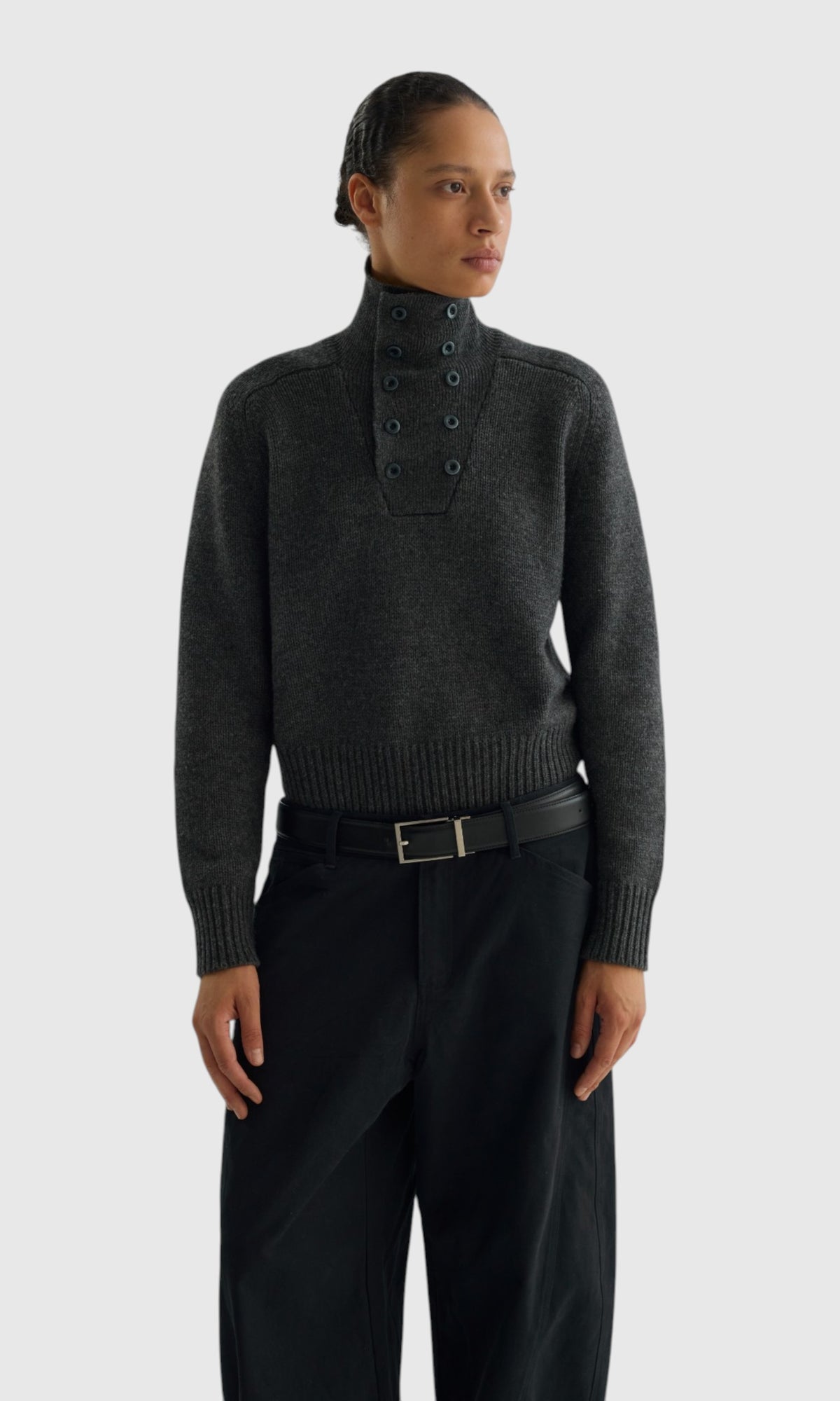 Slight Vogue Charcoal Knit Top — product image 8