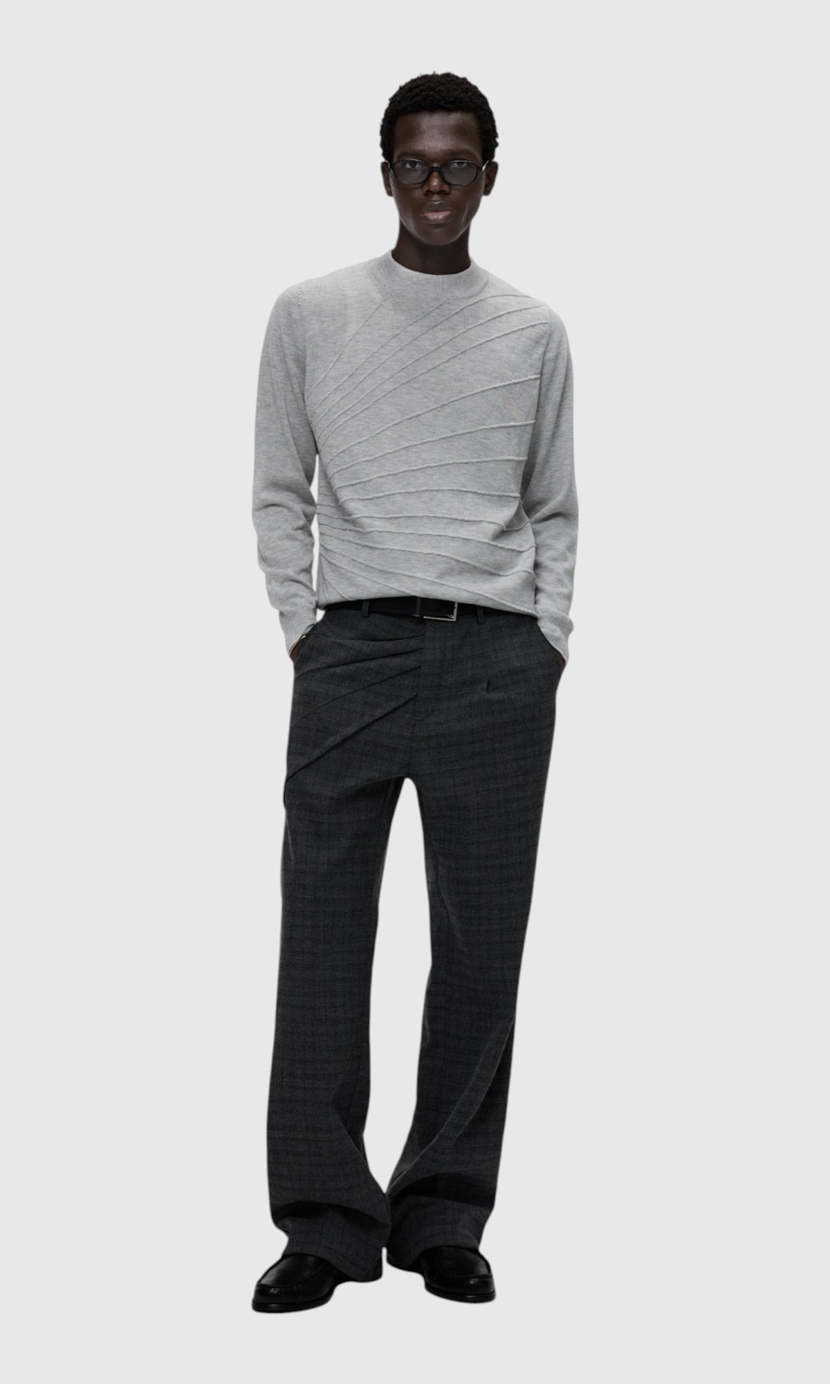 Slight Vogue Pinstripe Flare Trousers — product image 1