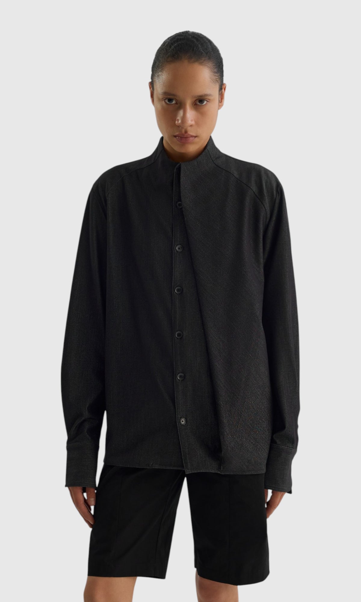 Slight Vogue Draped Utility Shirt — product image 9