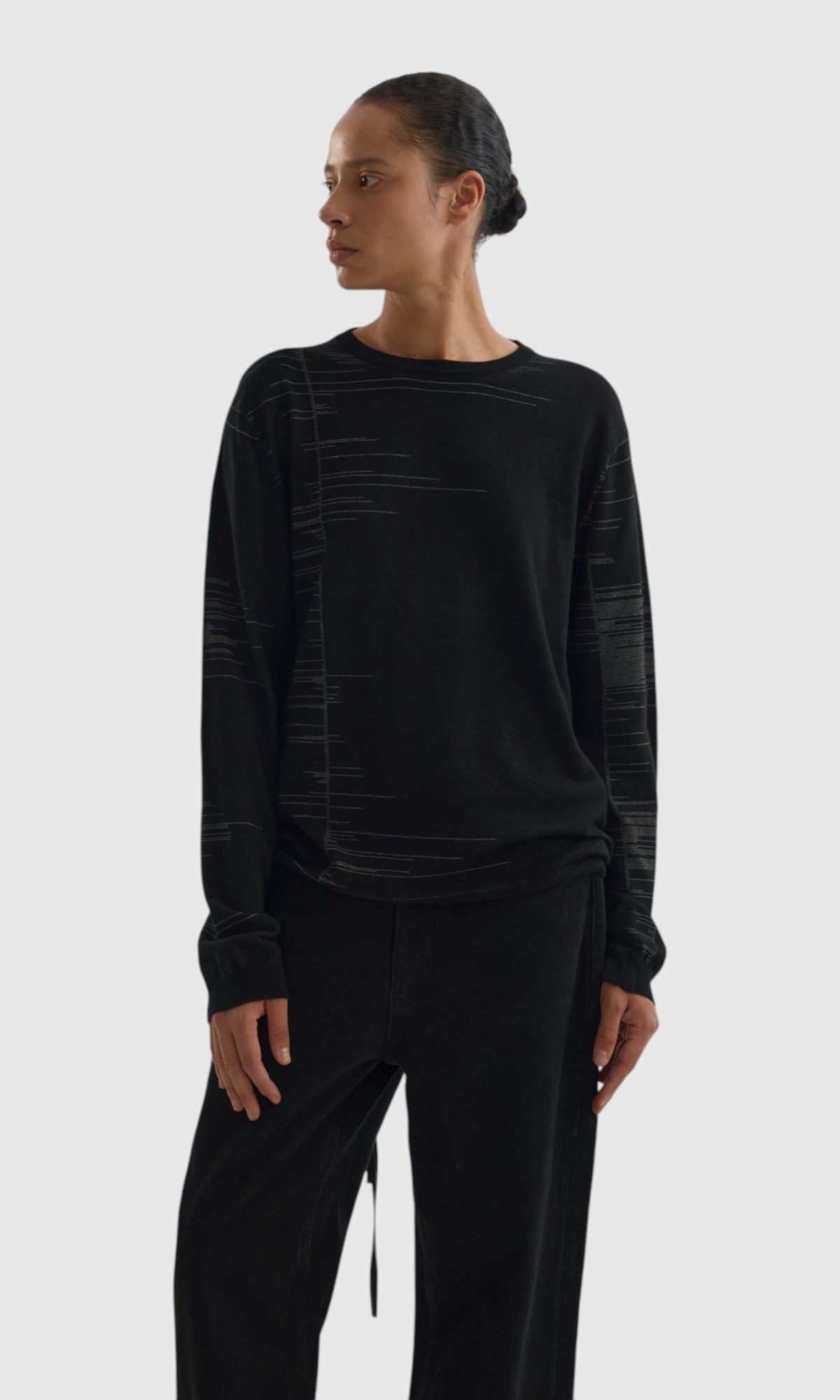Slight Vogue Two-Tone Long-Sleeve Knit — product image 7