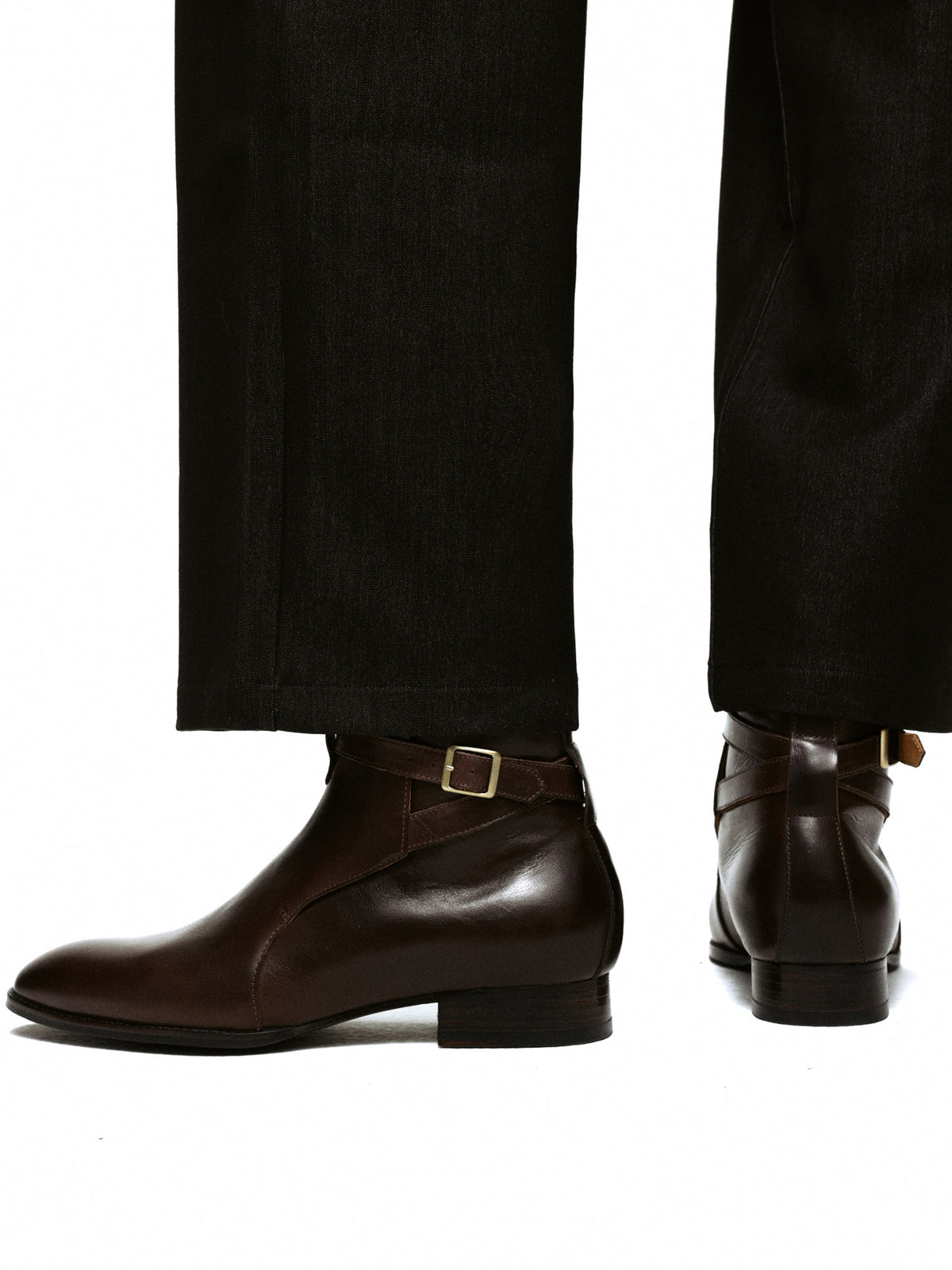 Slight Vogue Harness Cuban-Heel Ankle Boots — product image 5