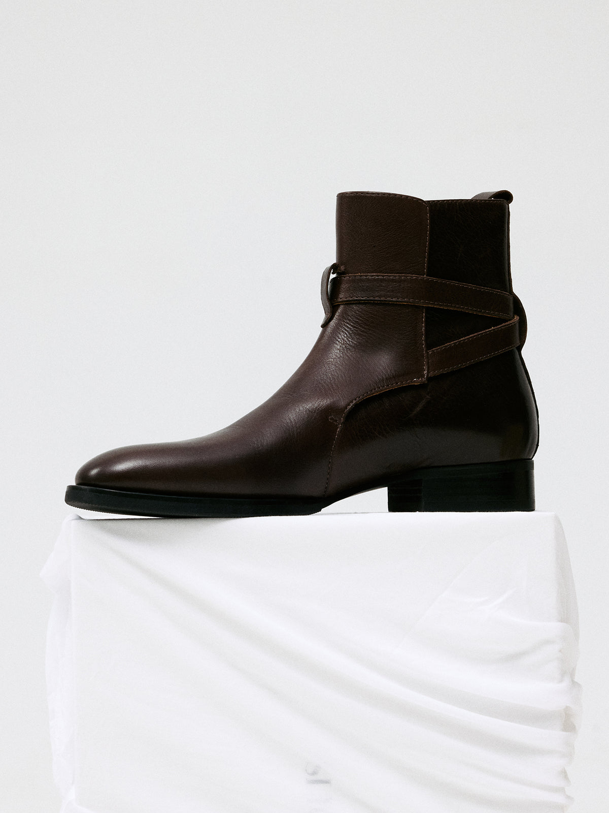 Slight Vogue Harness Cuban-Heel Ankle Boots — product image 2