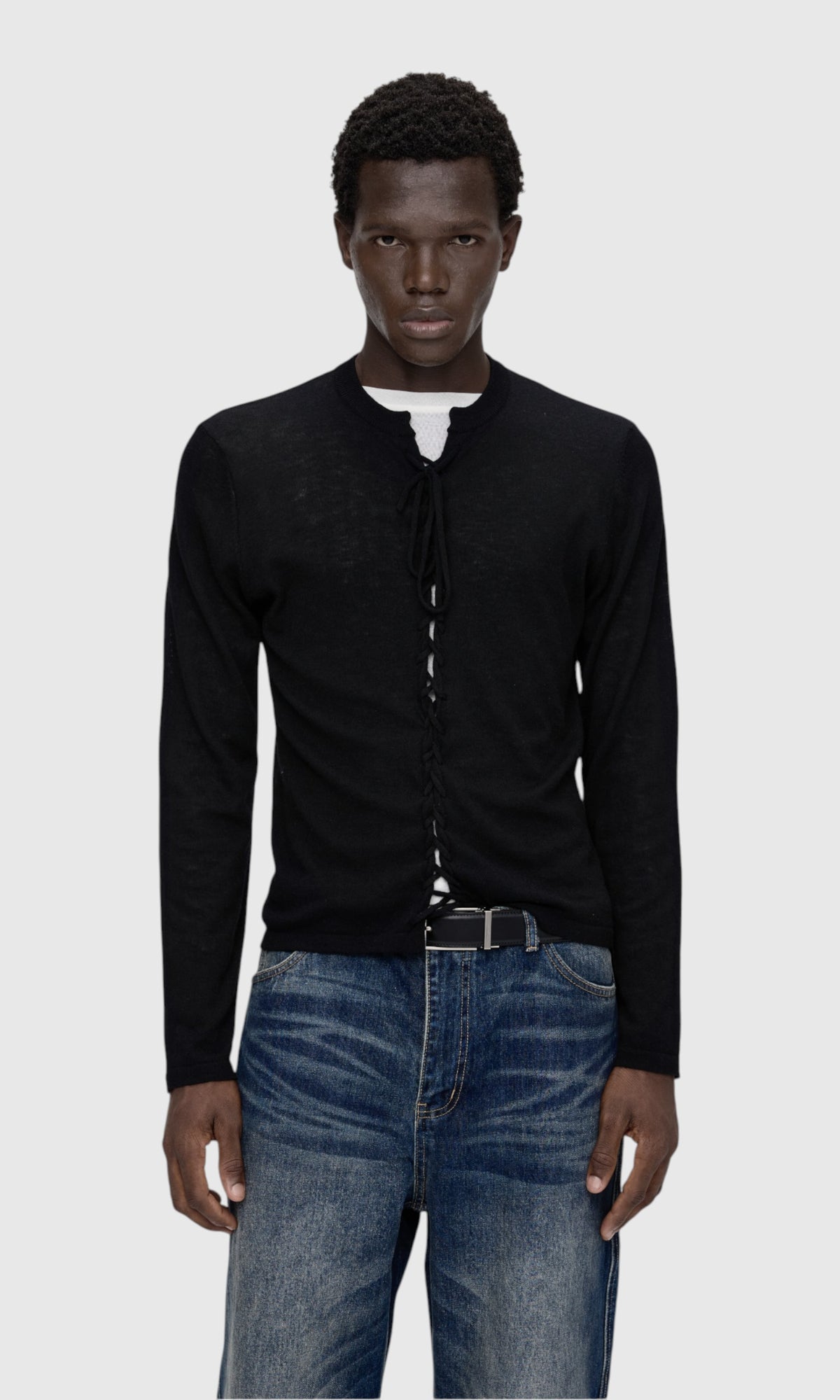 Slight Vogue Braided Wool Tie Knit — product image 5
