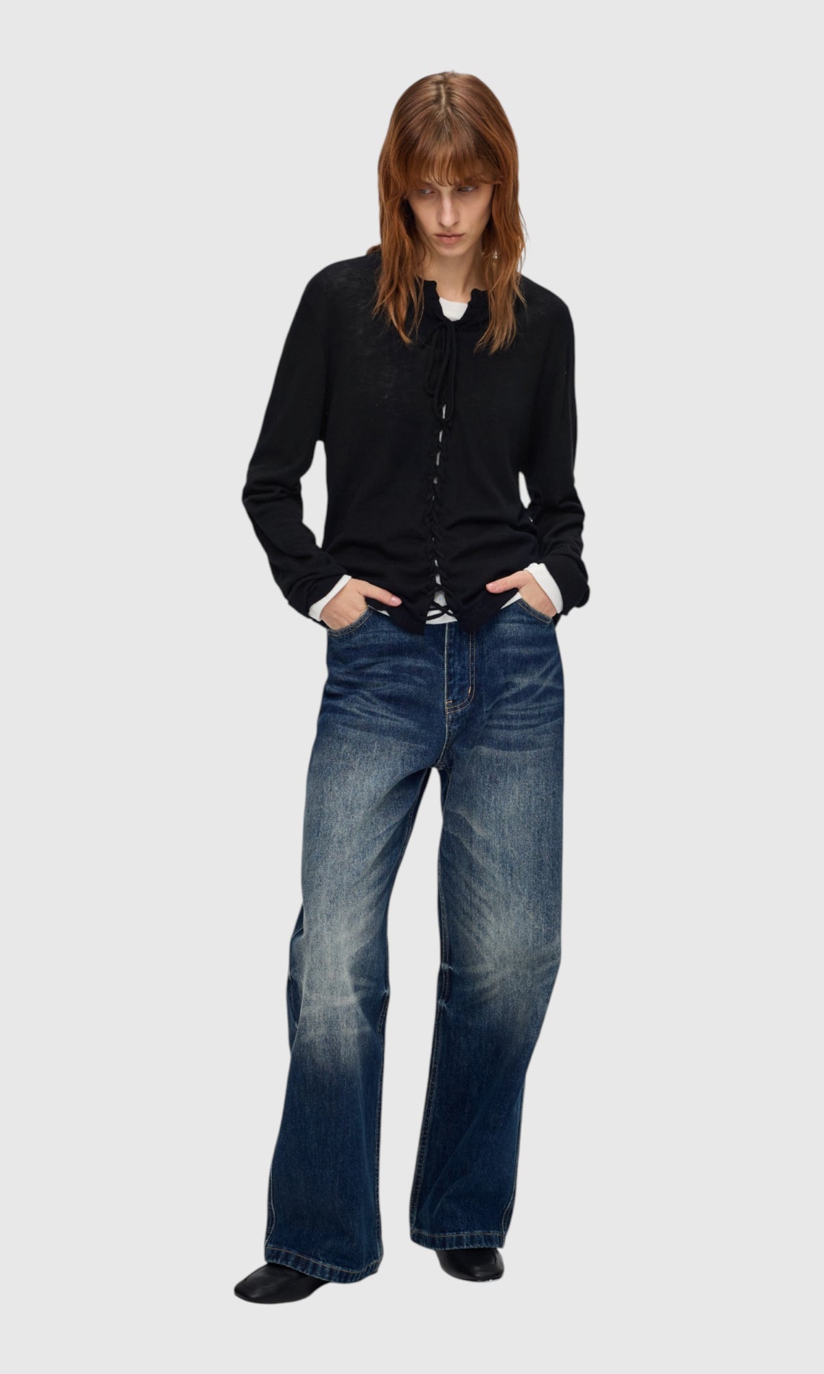 Slight Vogue Braided Wool Tie Knit — product image 1