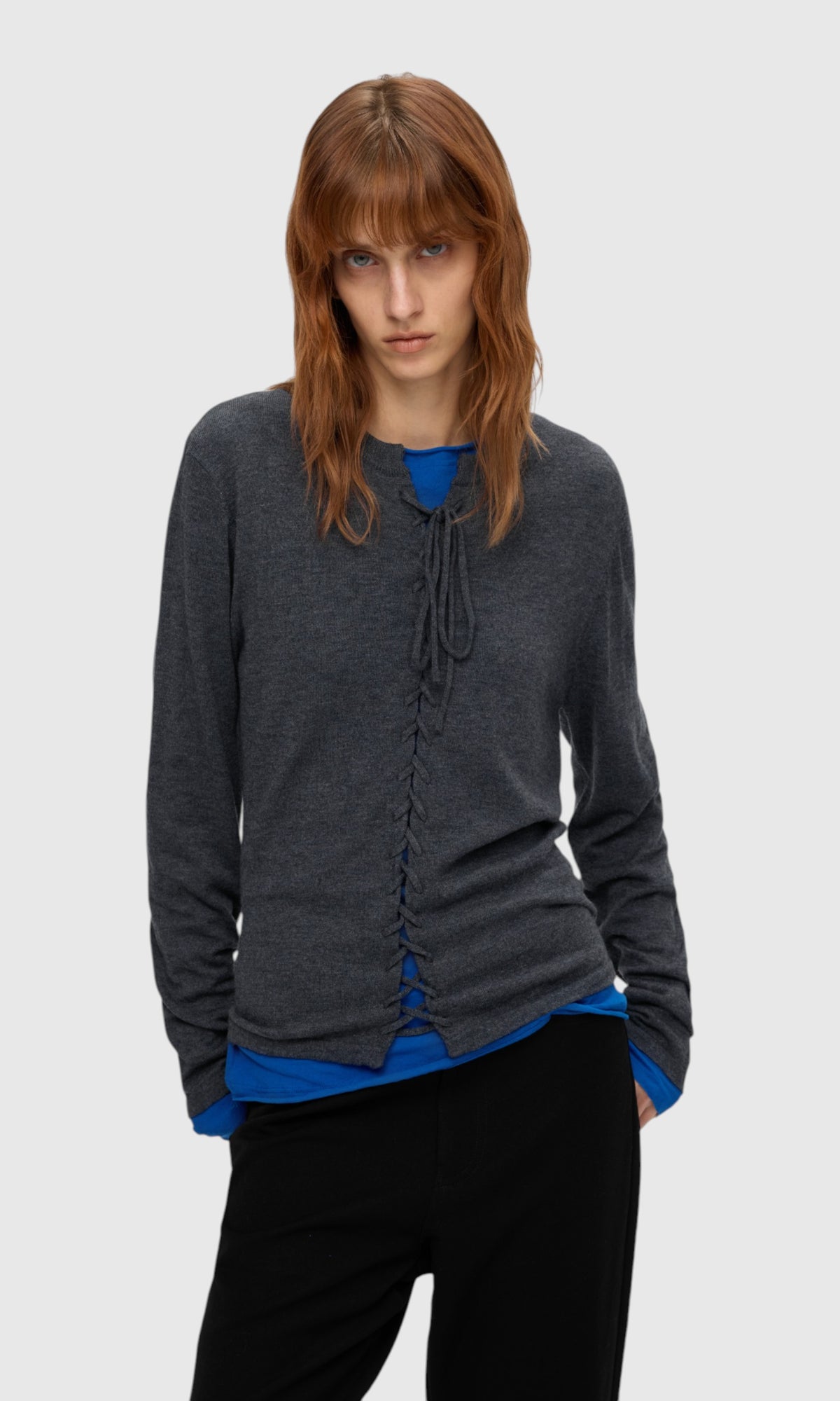 Slight Vogue Braided Wool Tie Knit — product image 8