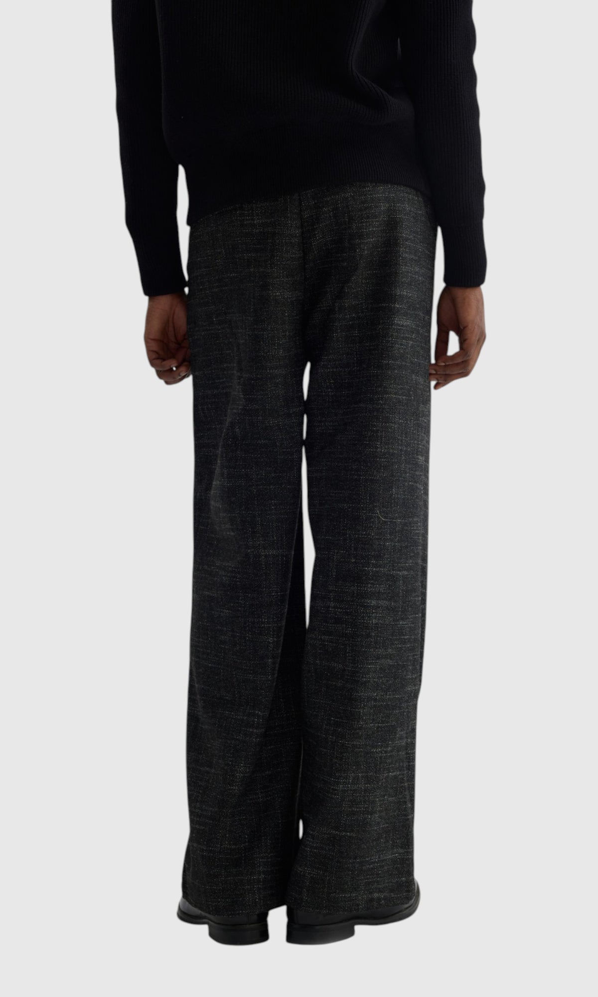 Slight Vogue Charcoal Wide-Leg Trousers — product image 9
