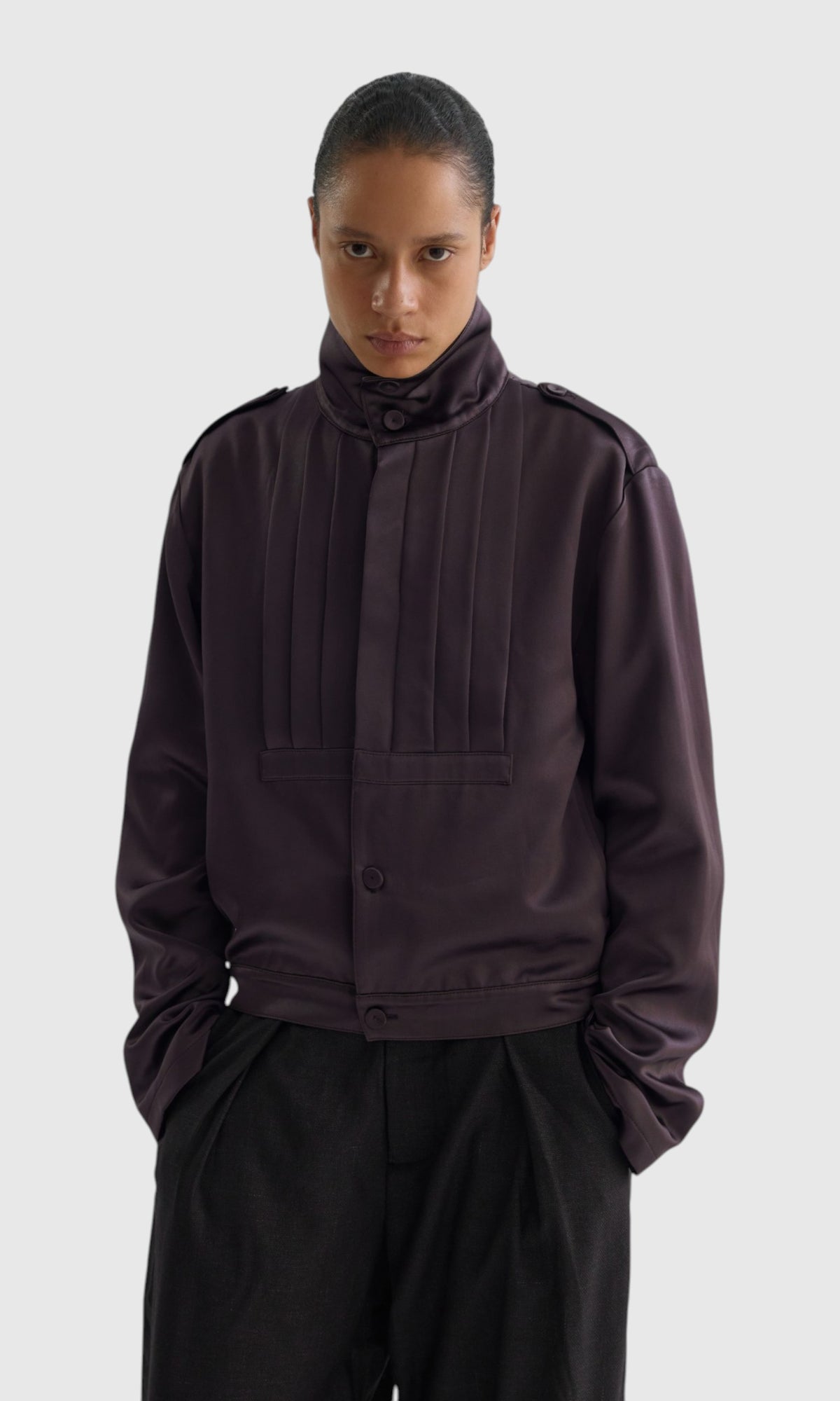 Slight Vogue Plum Zip Jacket — product image 4