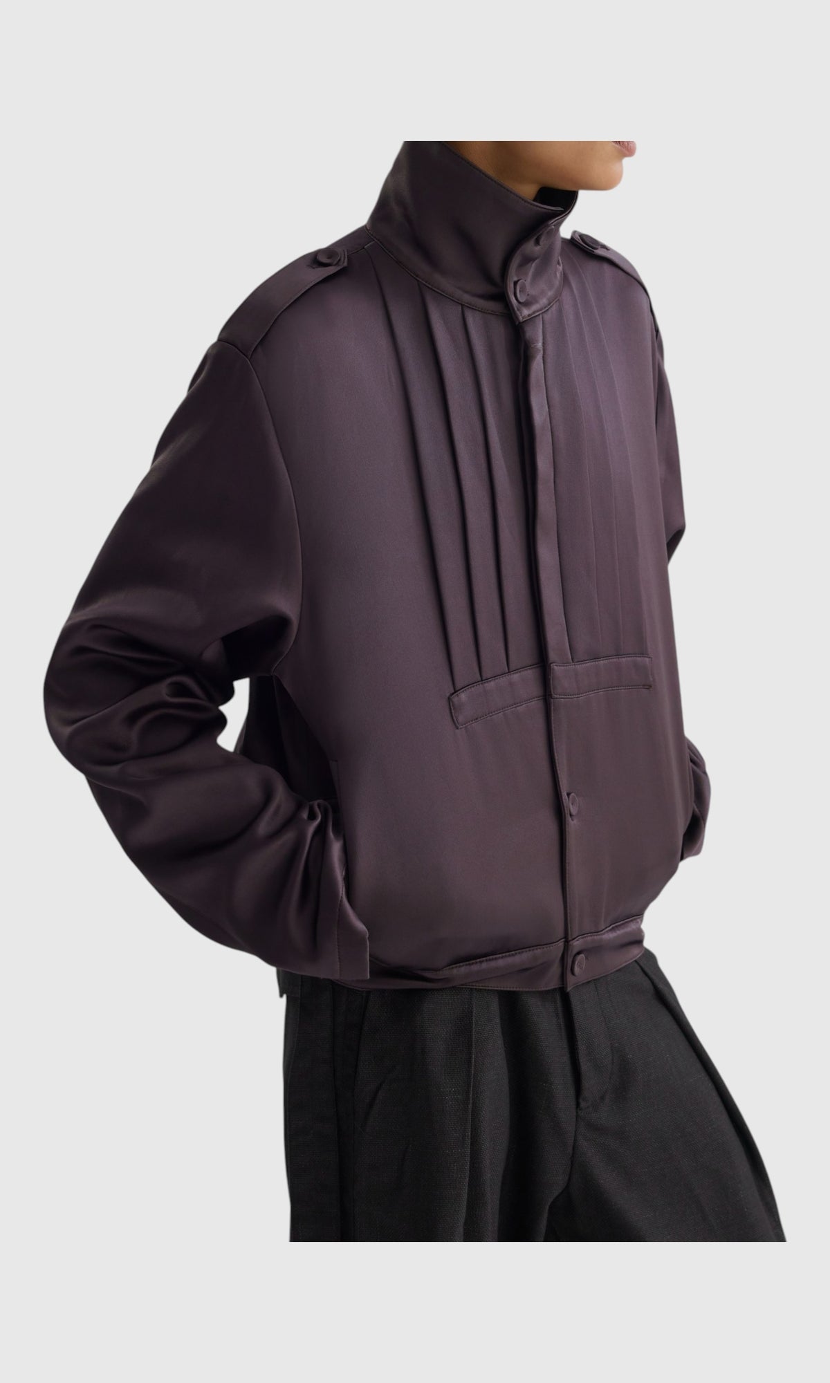 Slight Vogue Plum Zip Jacket — product image 7