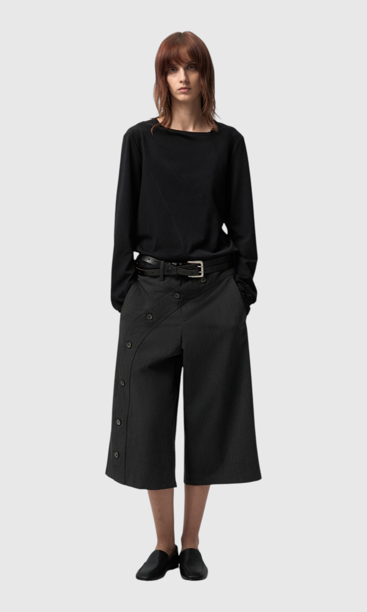 Slight Vogue Asymmetric Tailored Shorts — product image 7