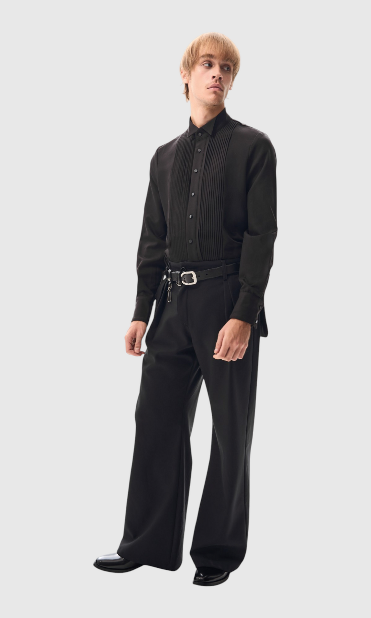 Slight Vogue Asymmetric Flare Trousers — product image 9