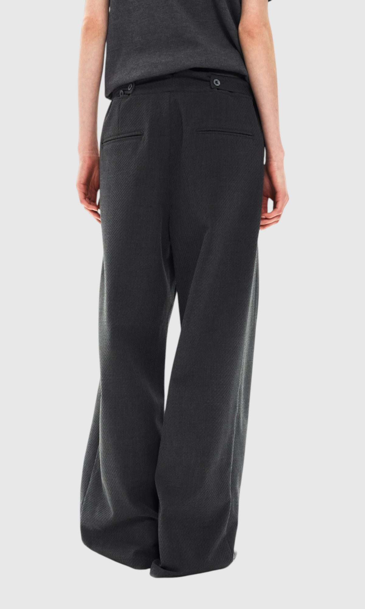 Slight Vogue Pleated Wool Trousers — product image 3