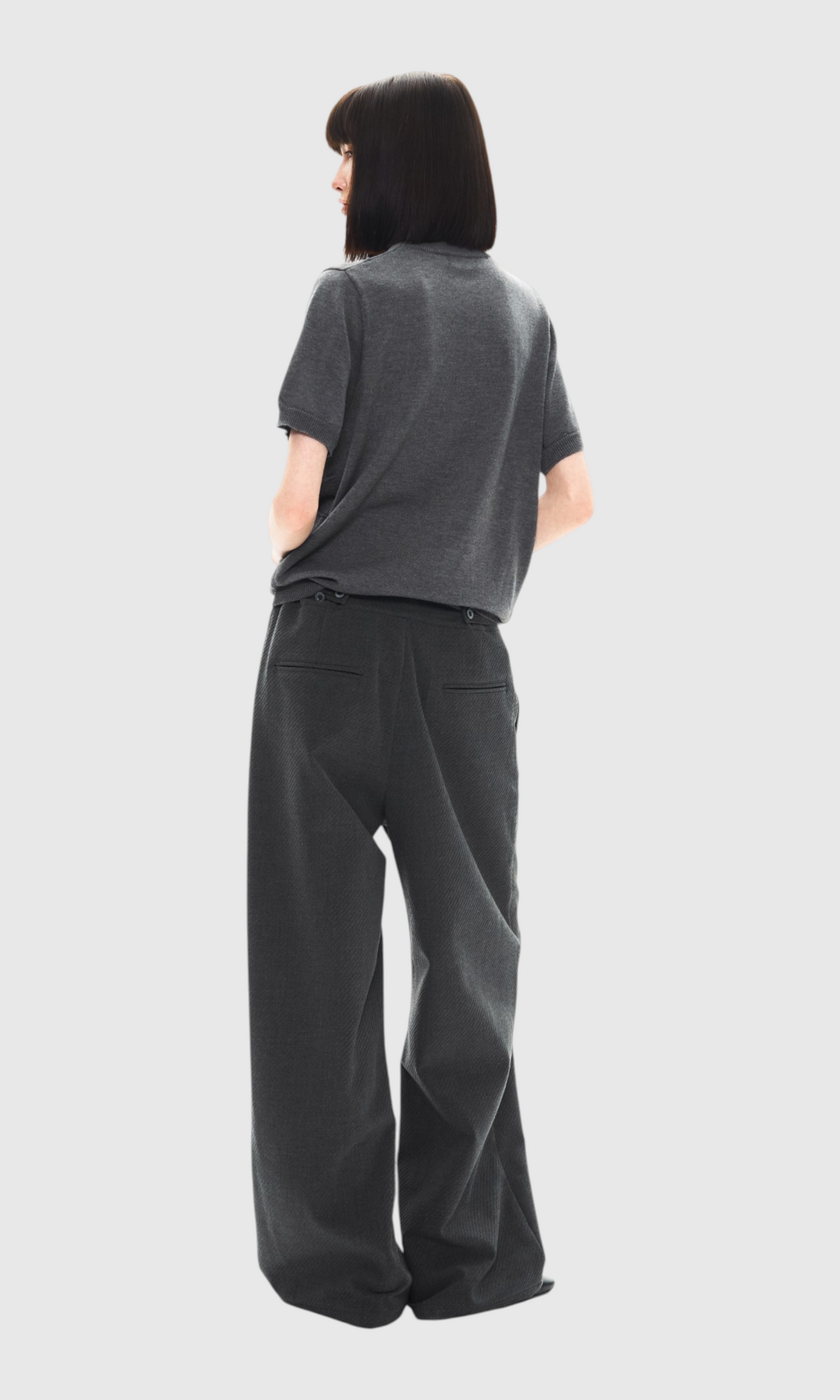 Slight Vogue Pleated Wool Trousers — product image 7