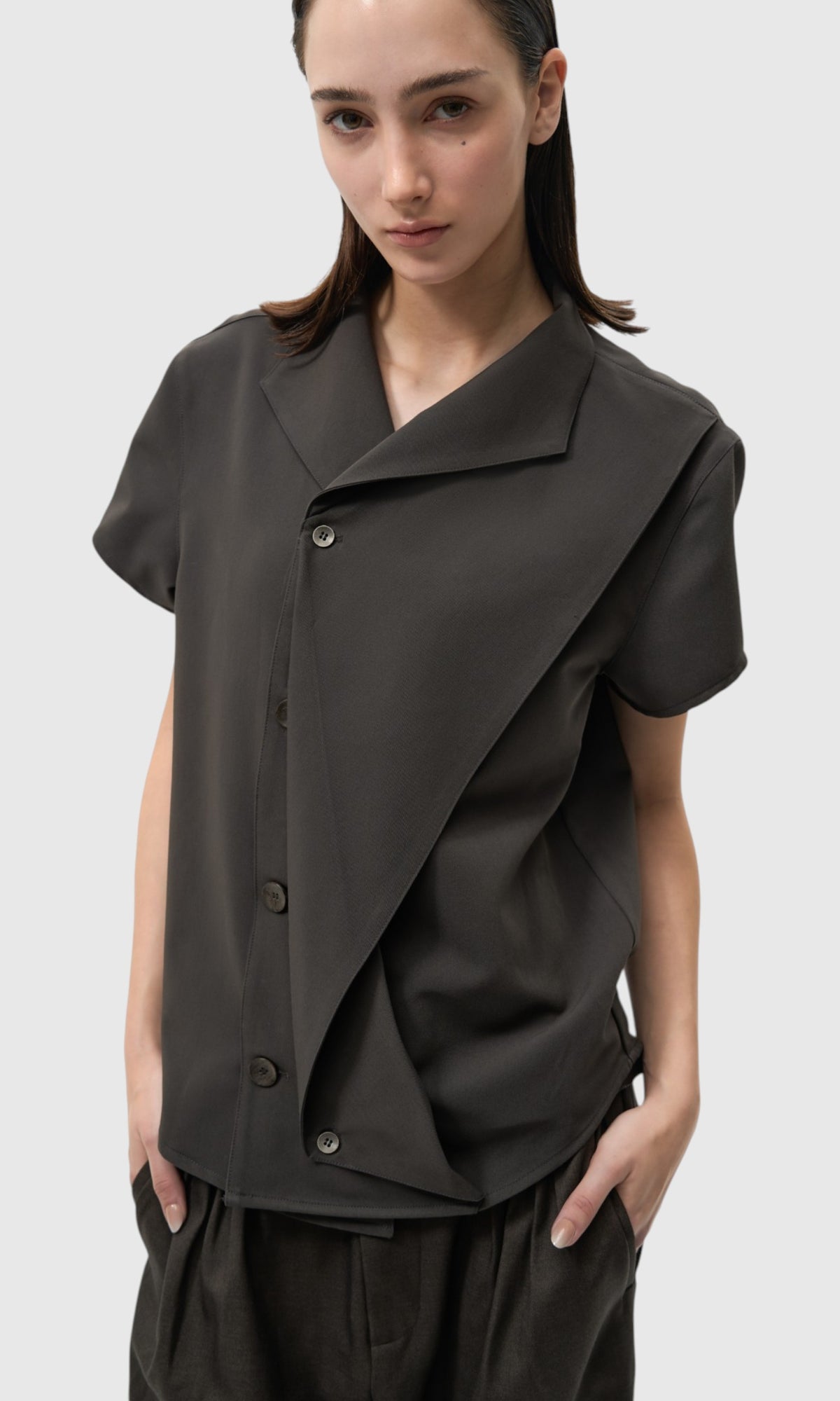 Slight Vogue Deconstructed Sleeve Shirt — product image 4