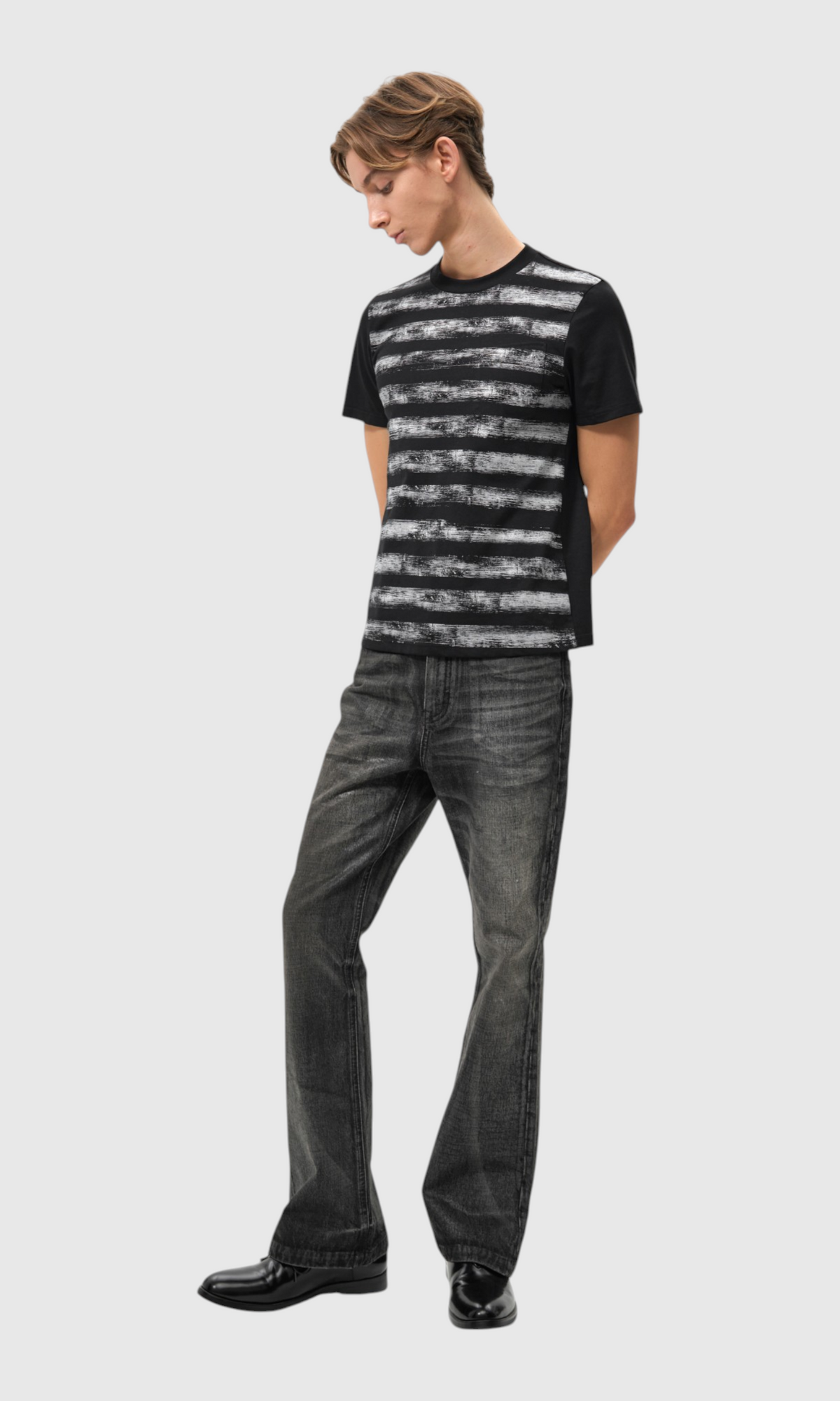 Slight Vogue Waxed Flare Jeans — product image 3