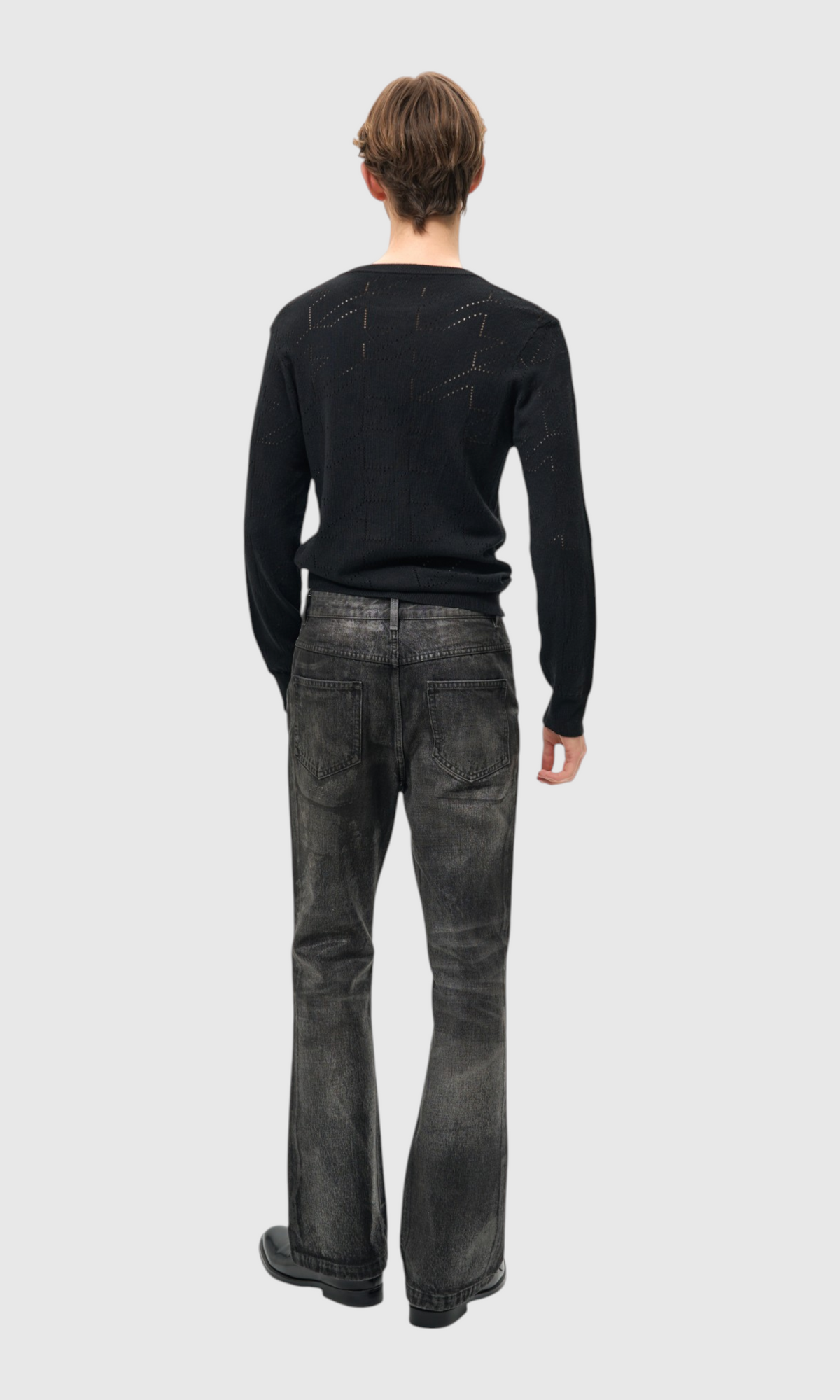 Slight Vogue Waxed Flare Jeans — product image 4