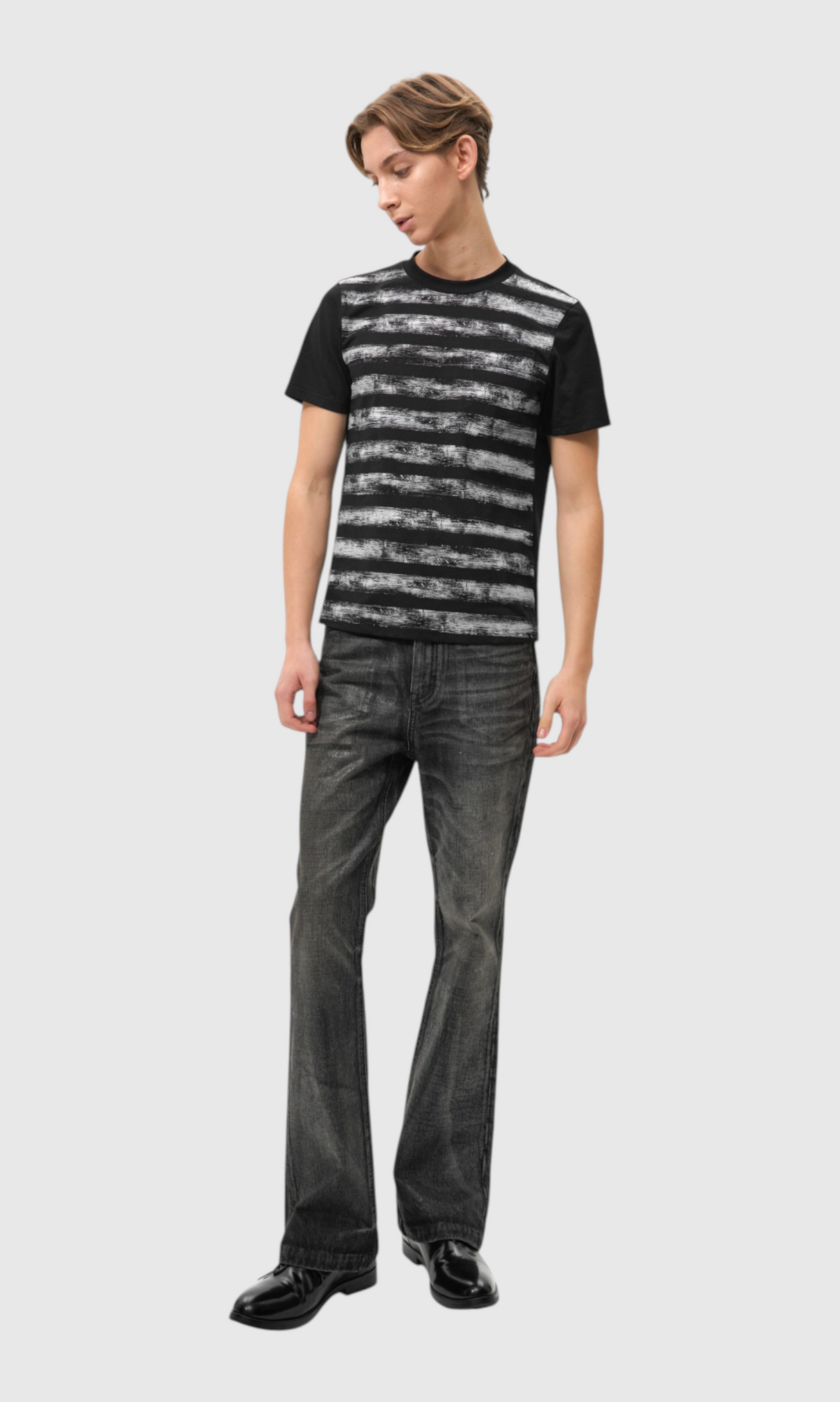 Slight Vogue Waxed Flare Jeans — product image 5