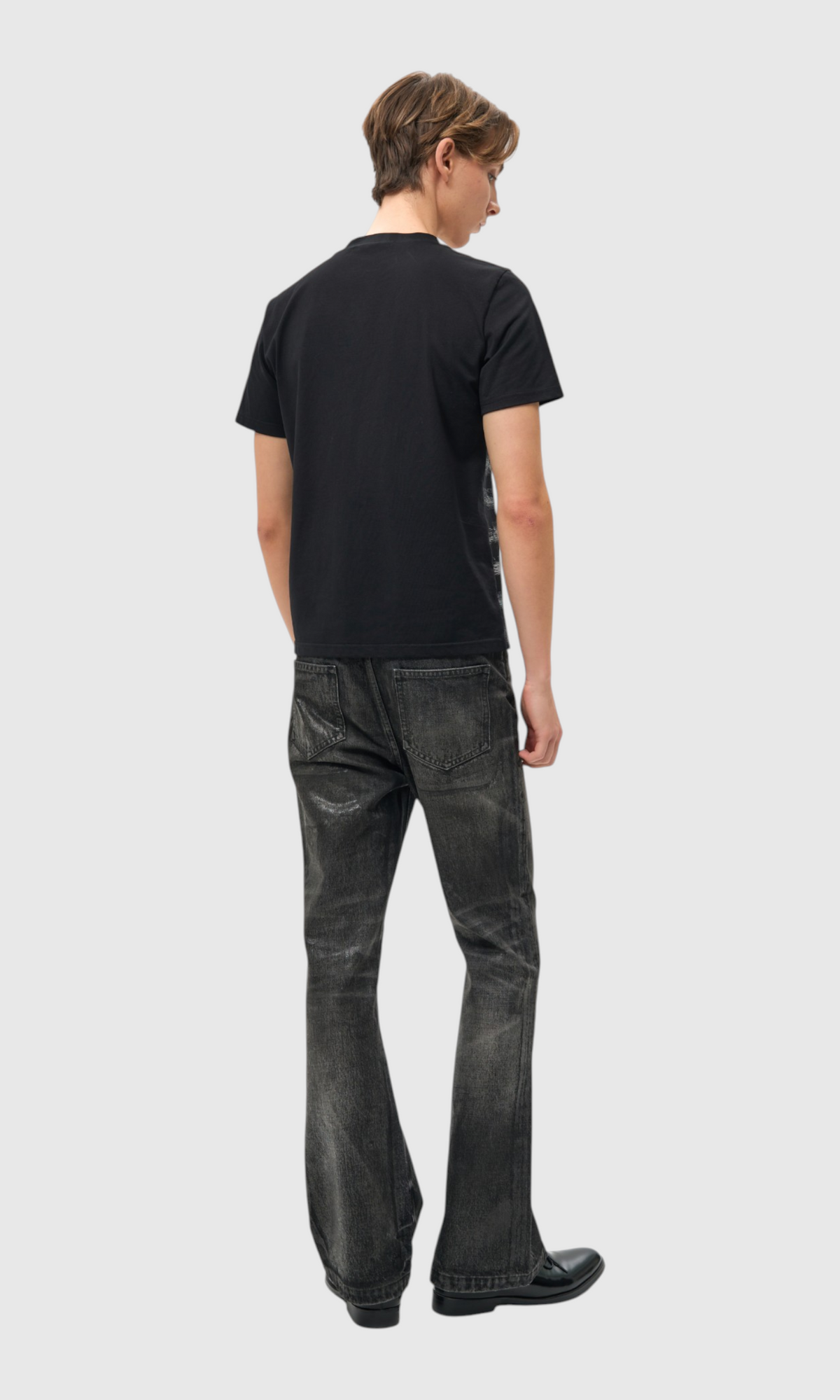 Slight Vogue Waxed Flare Jeans — product image 6