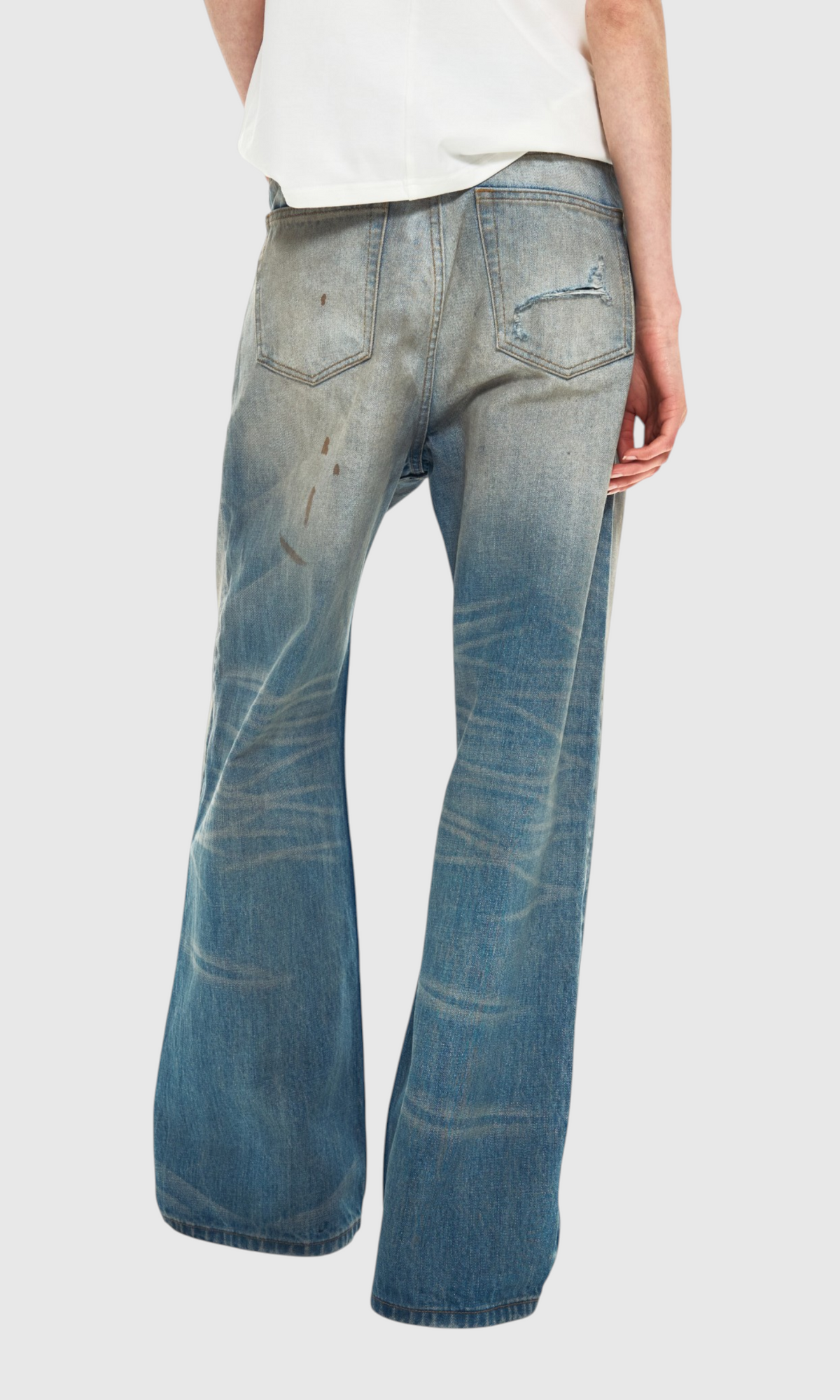 Slight Vogue Distressed Straight Jeans — product image 8