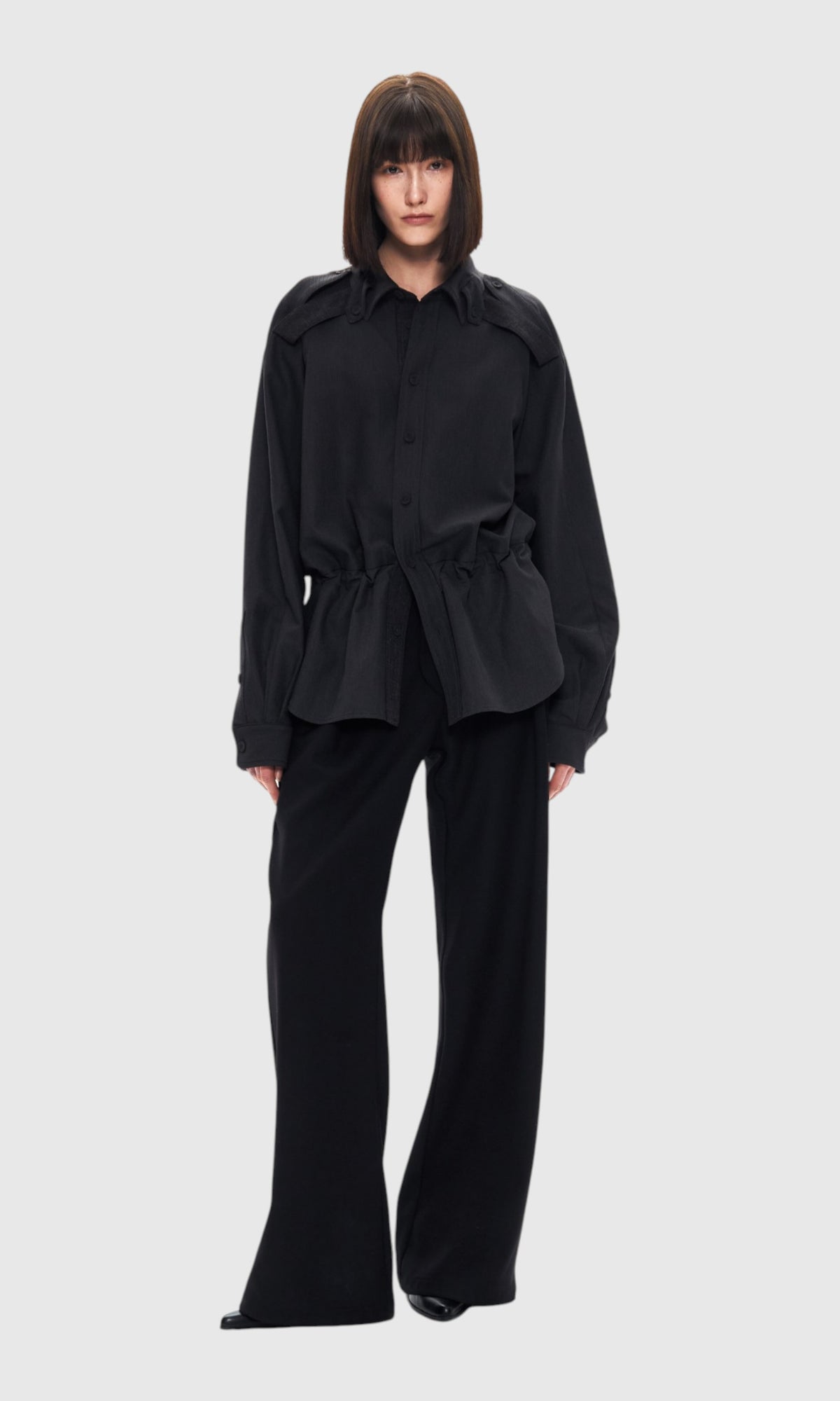 Slight Vogue Epaulette Wool Shirt — product image 1