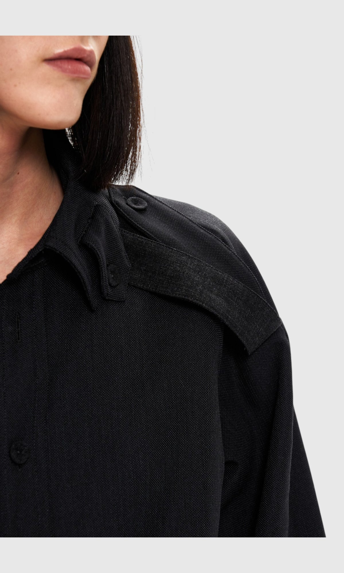 Slight Vogue Epaulette Wool Shirt — product image 5