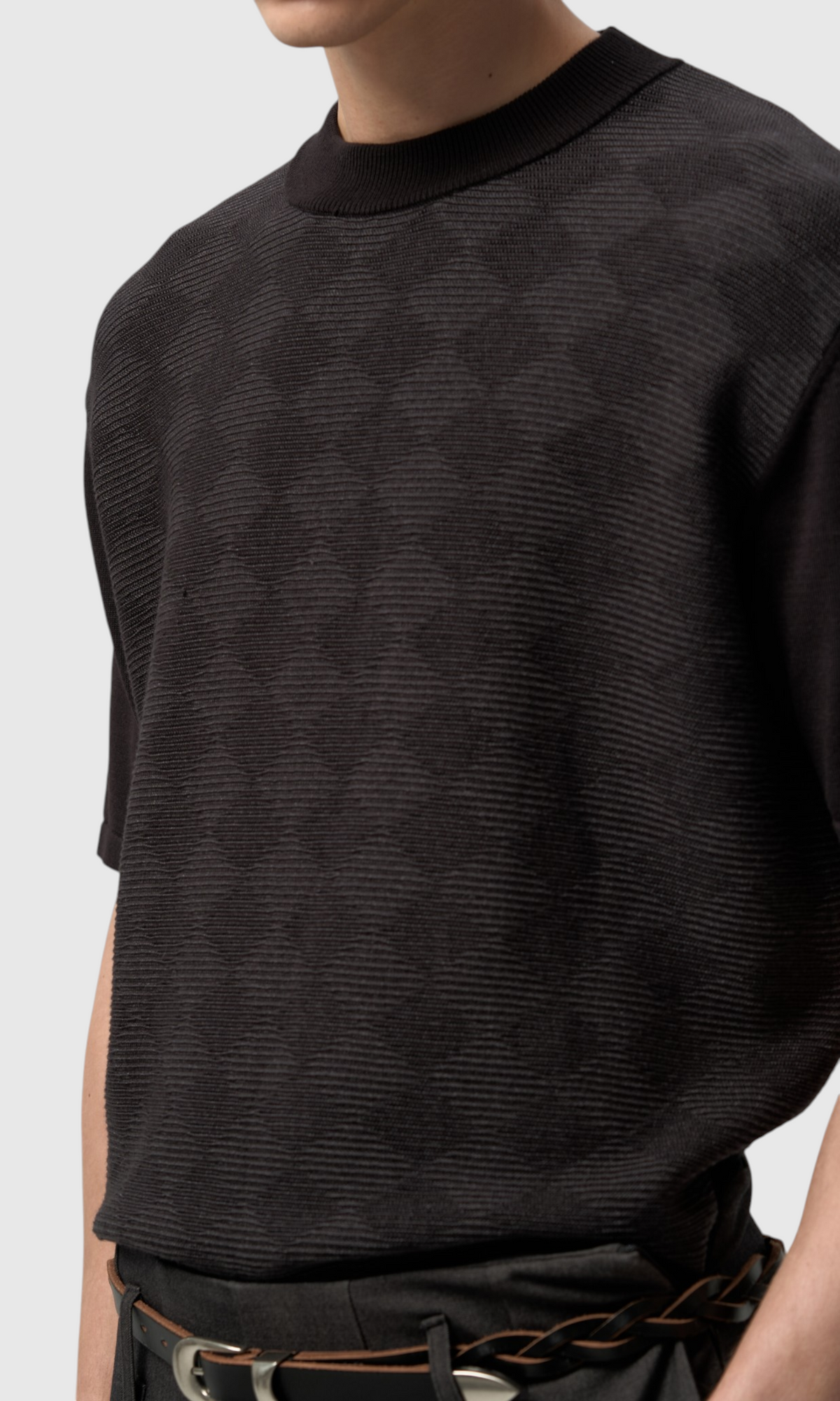 Slight Vogue Geometric Knit Tee — product image 6