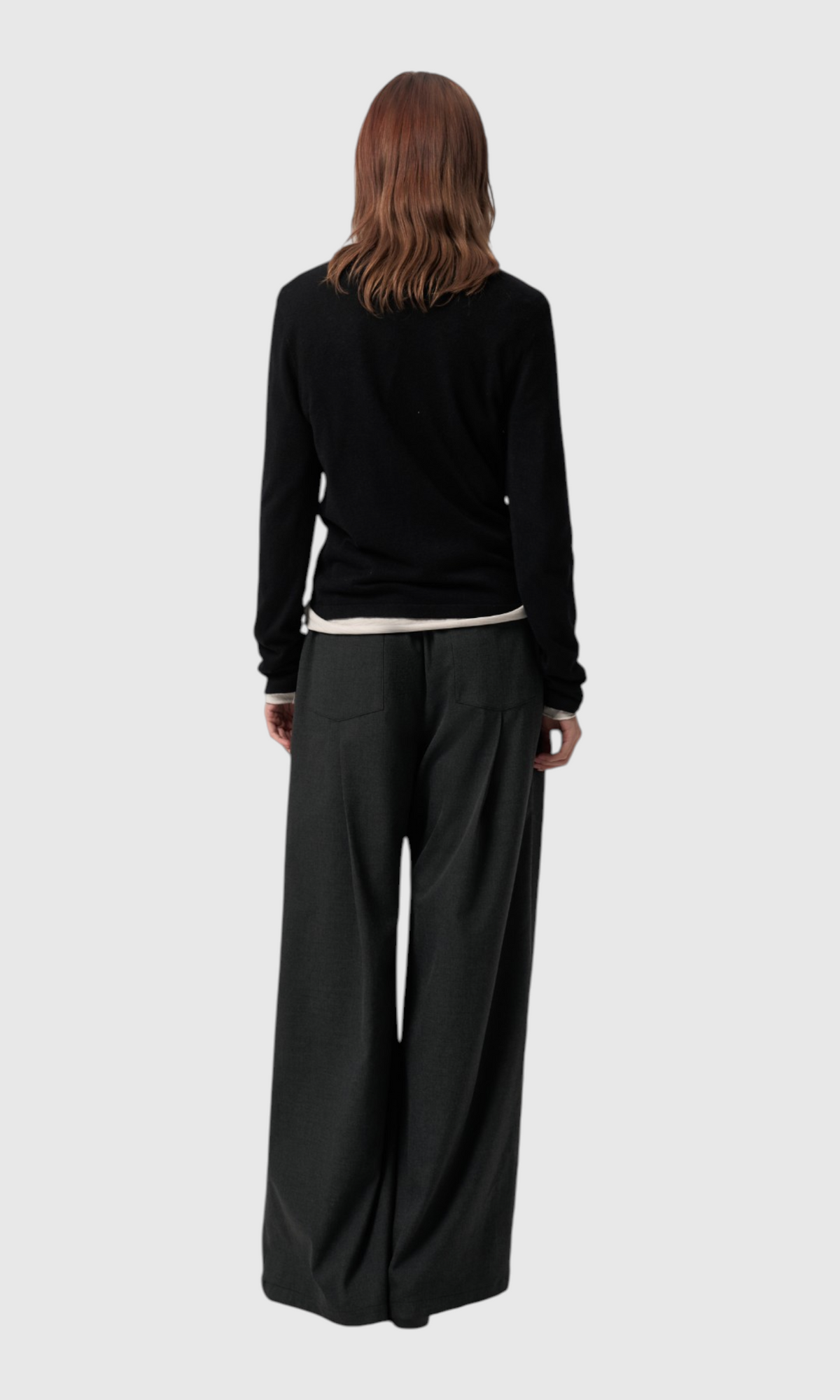 Slight Vogue Pleated Wide-Leg Trousers — product image 7