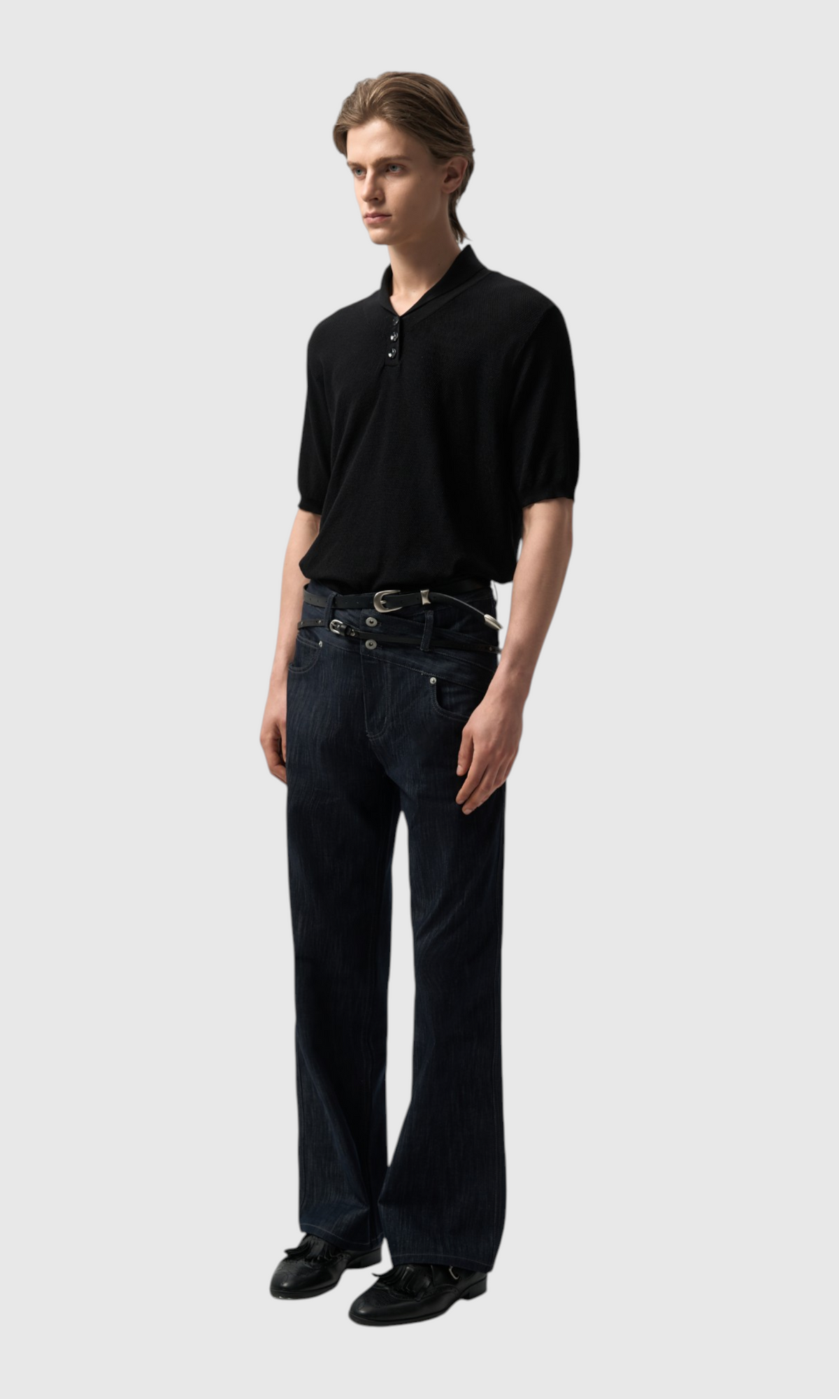 Slight Vogue Double-Waistband Jeans — product image 1