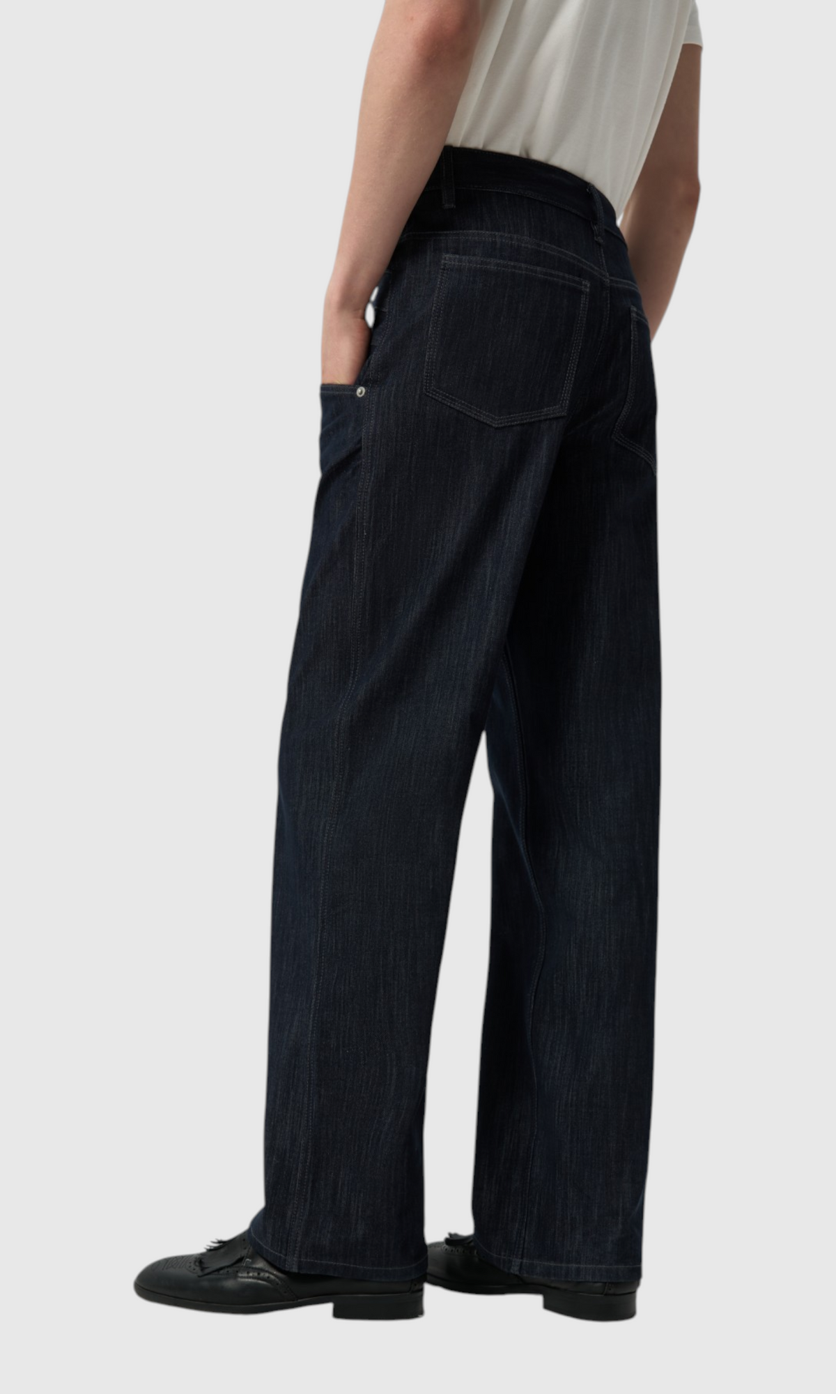Slight Vogue Double-Waistband Jeans — product image 10