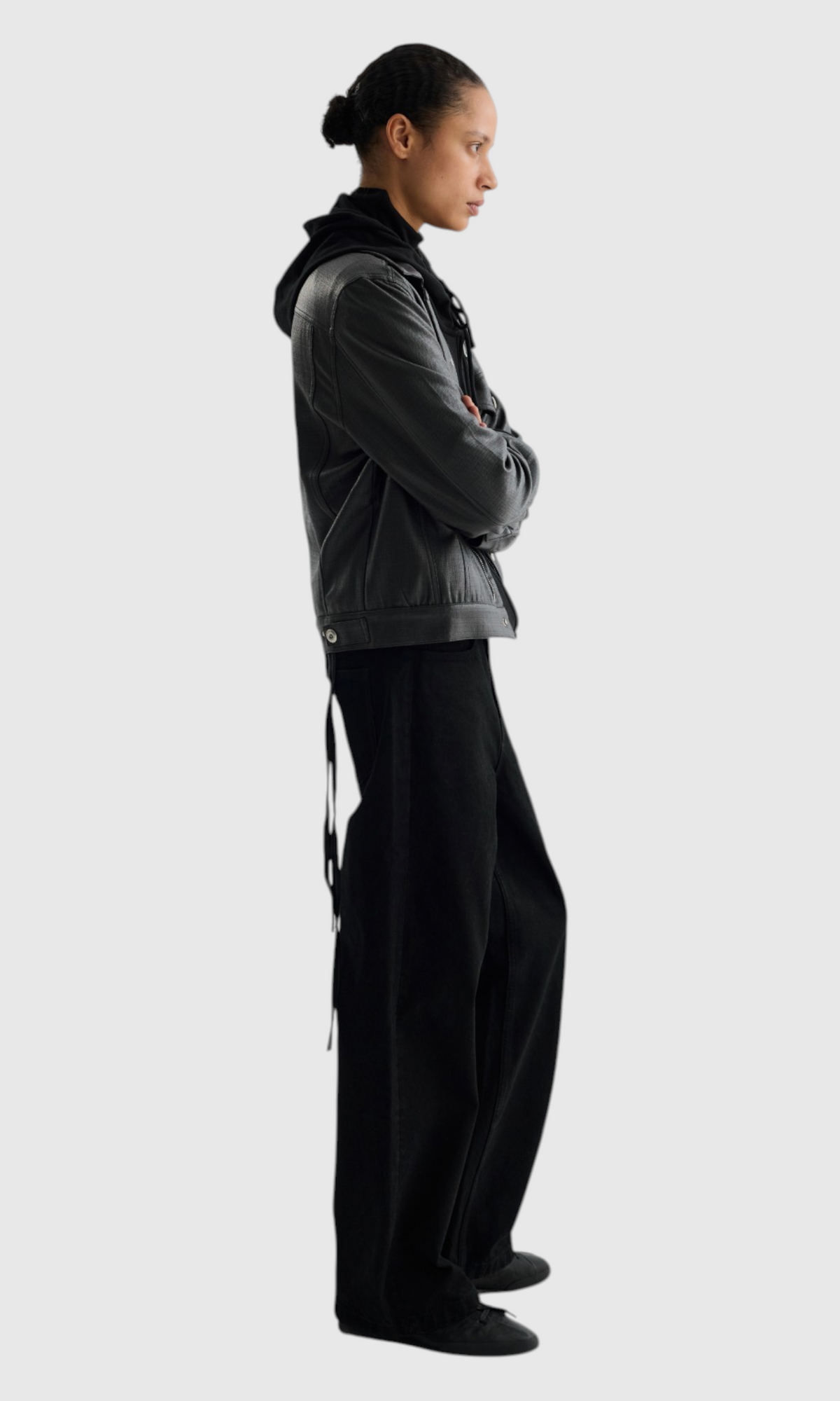 Slight Vogue Leather Utility Jacket — product image 2