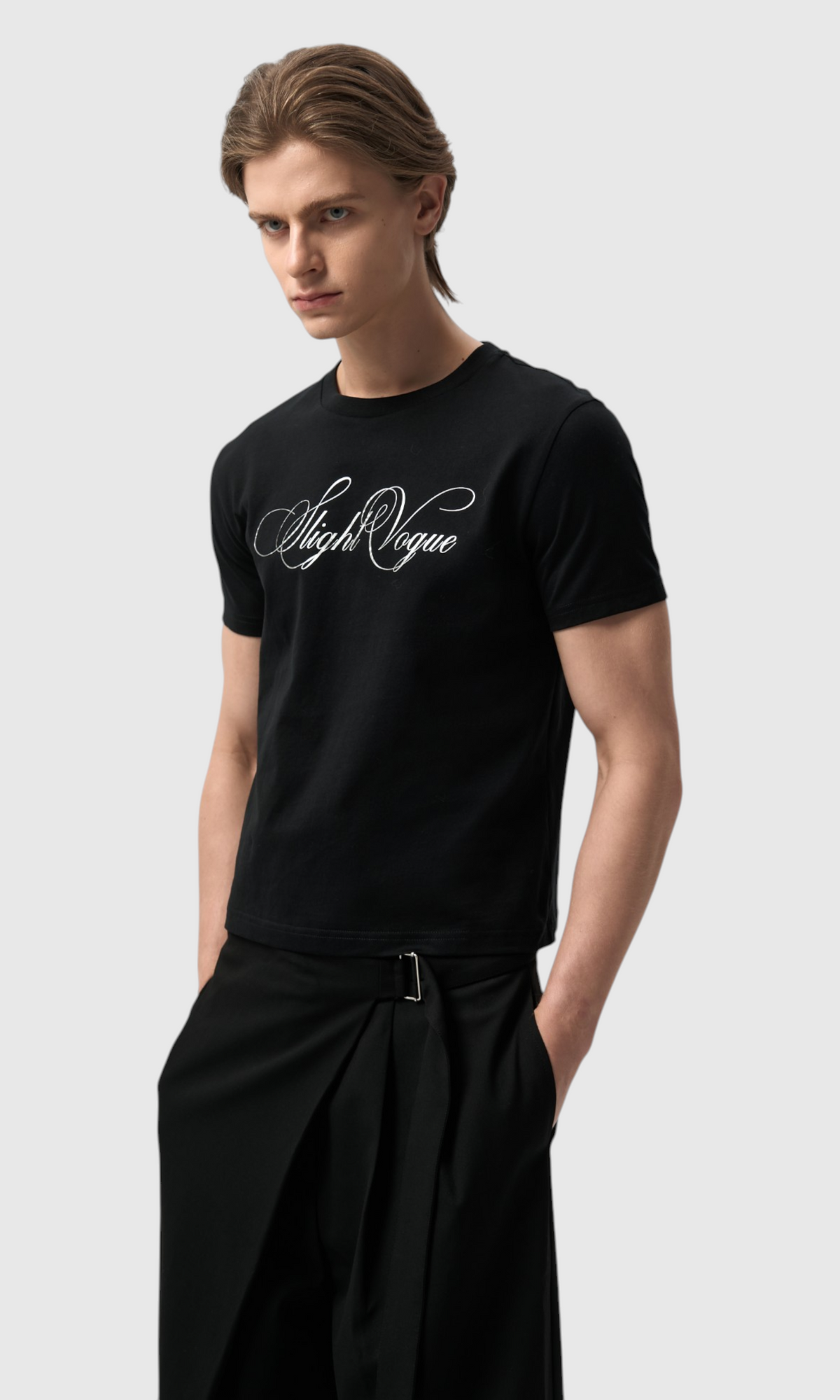 Slight Vogue Script Graphic Tee — product image 5