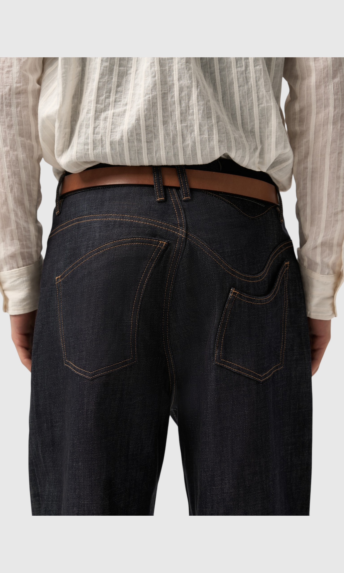 Slight Vogue Asymmetric-Pocket Jeans — product image 2