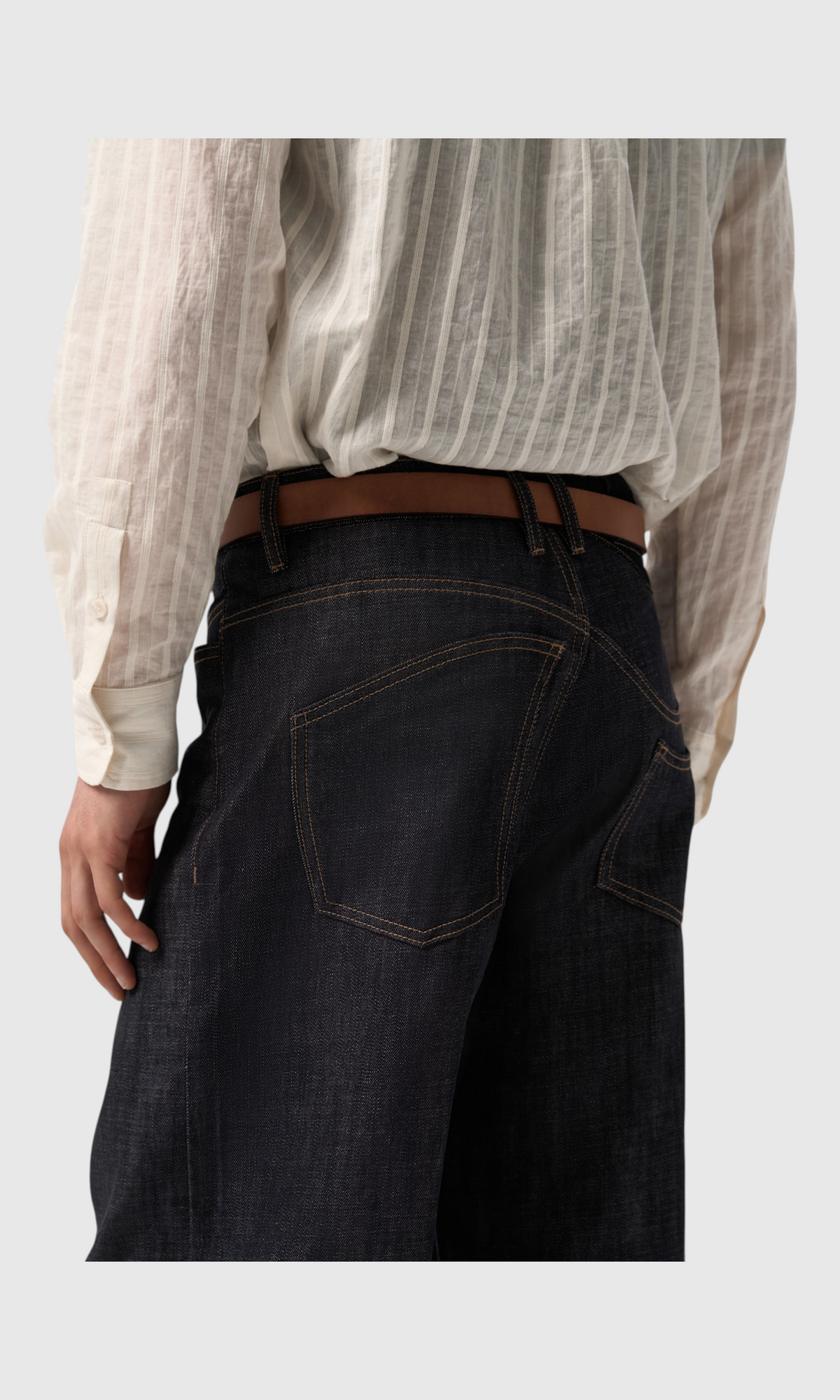 Slight Vogue Asymmetric-Pocket Jeans — product image 6