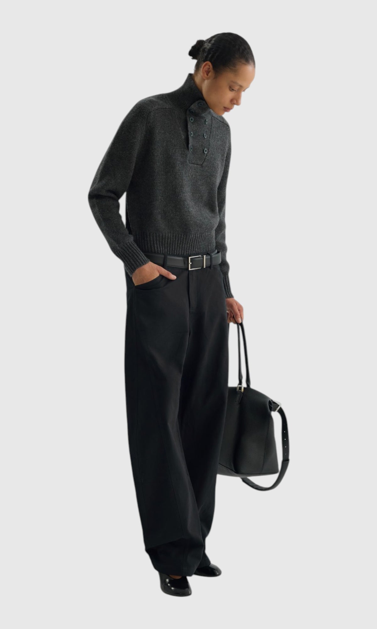 Slight Vogue Charcoal Knit Top — product image 7