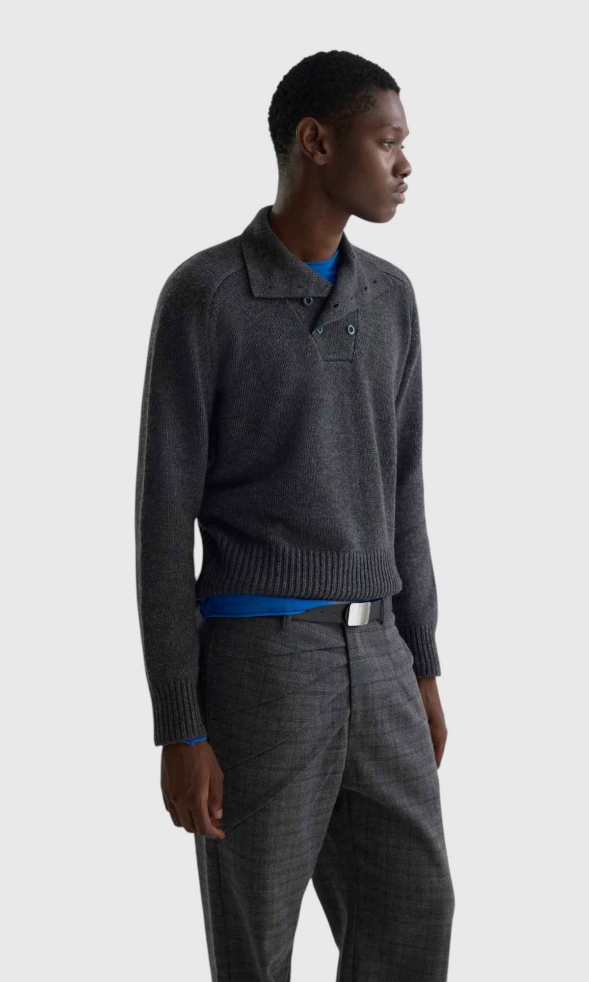 Slight Vogue Charcoal Knit Top — product image 6