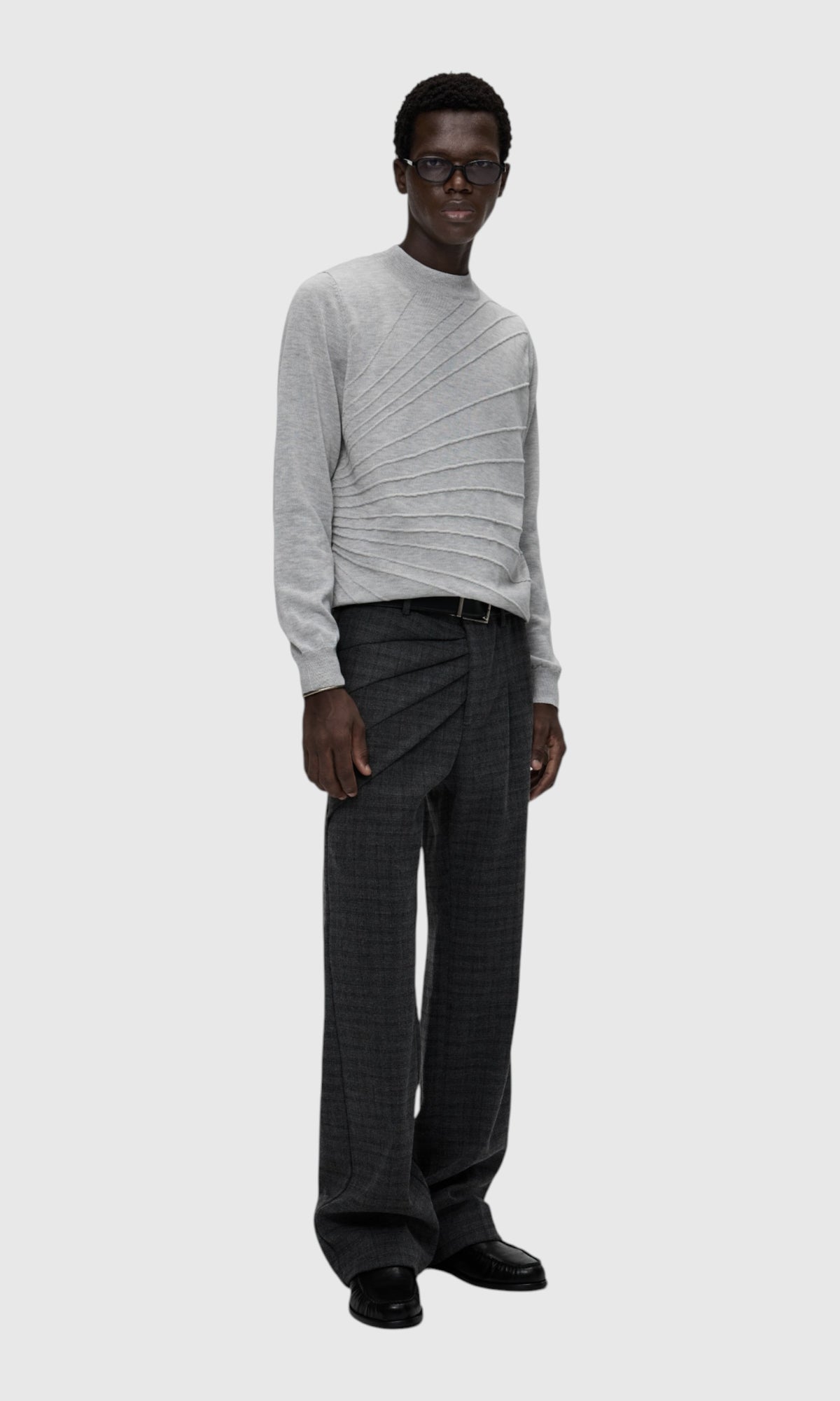 Slight Vogue Pinstripe Flare Trousers — product image 2