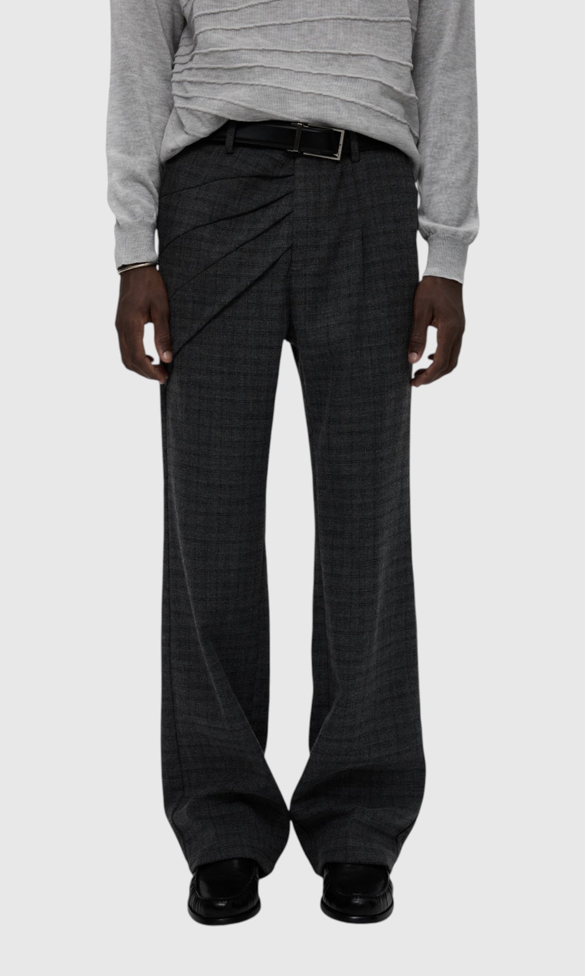 Slight Vogue Pinstripe Flare Trousers — product image 8