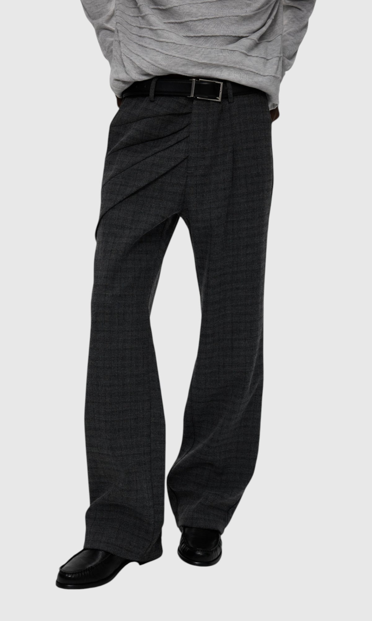 Slight Vogue Pinstripe Flare Trousers — product image 9