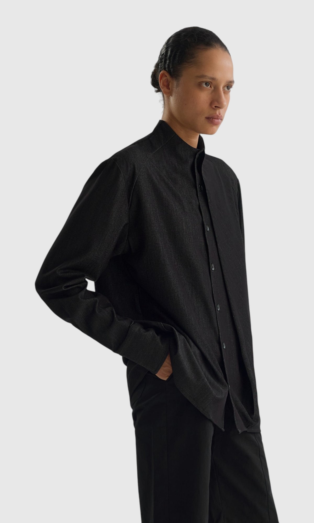 Slight Vogue Draped Utility Shirt — product image 7