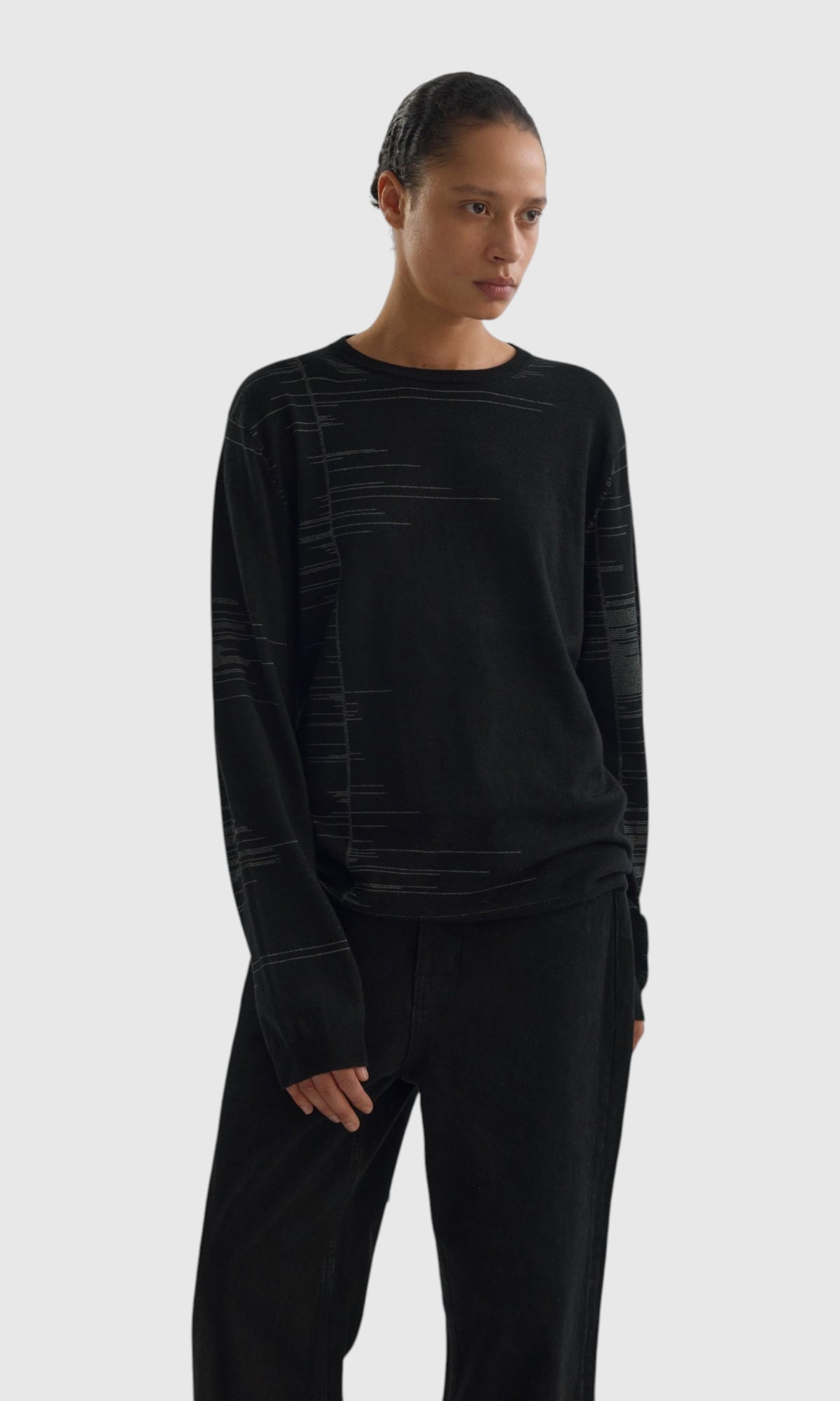 Slight Vogue Two-Tone Long-Sleeve Knit — product image 5