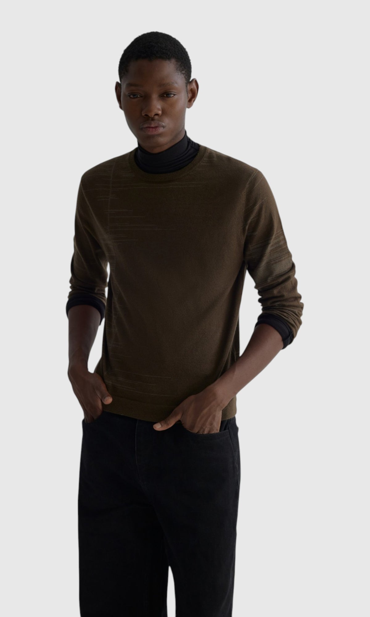 Slight Vogue Two-Tone Long-Sleeve Knit — product image 6