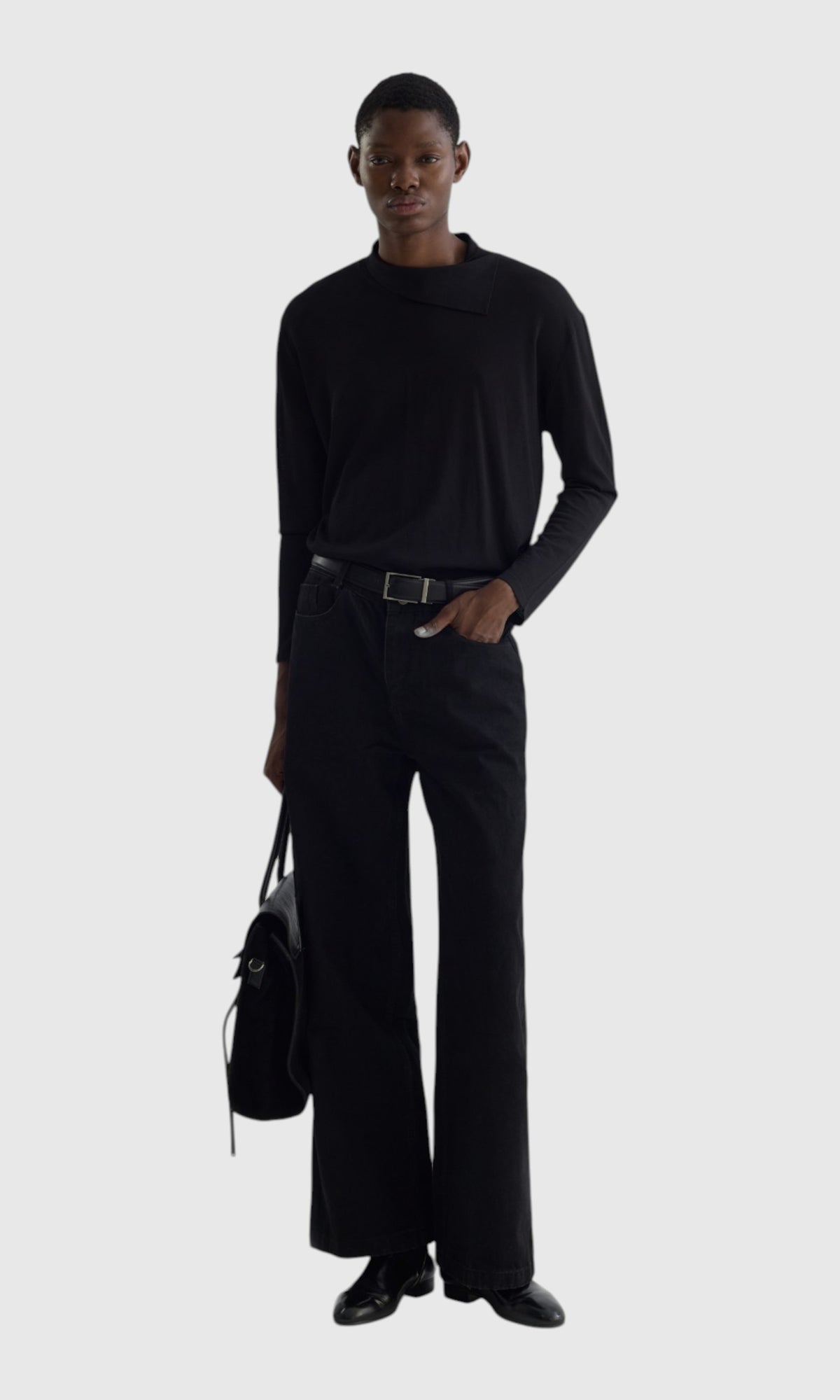 Slight Vogue Layered Hem Knit — product image 1